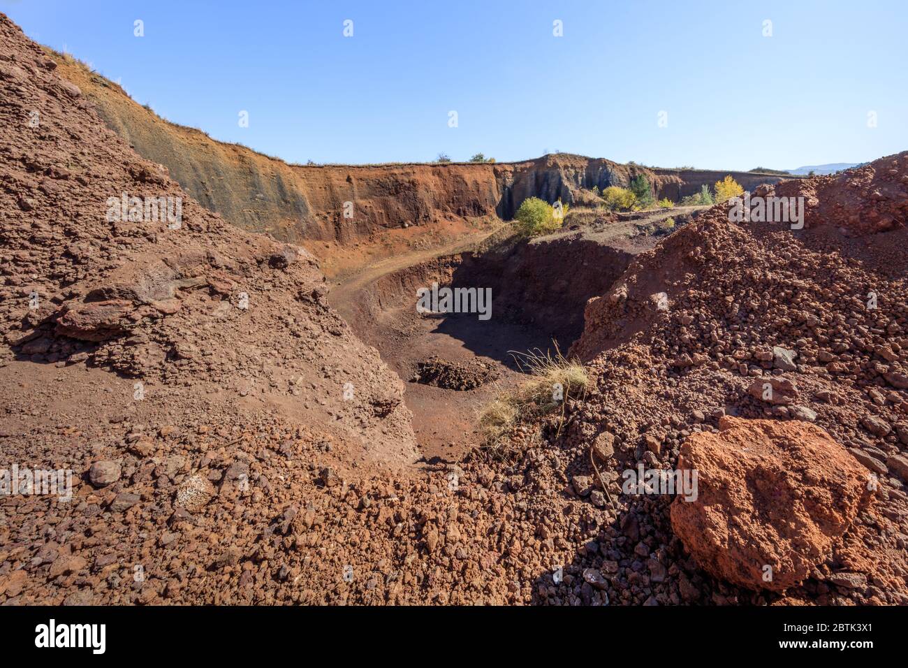 The Gruiu volcano. Brasov county, Transylvania, Romania. Stock Photo