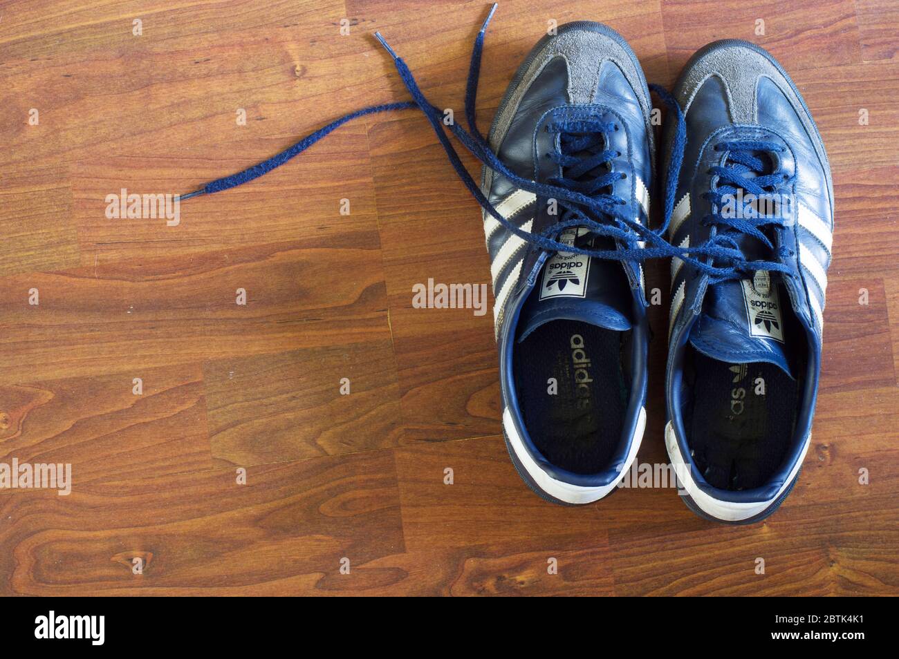 Blue adidas sneakers hi-res stock photography and images Alamy