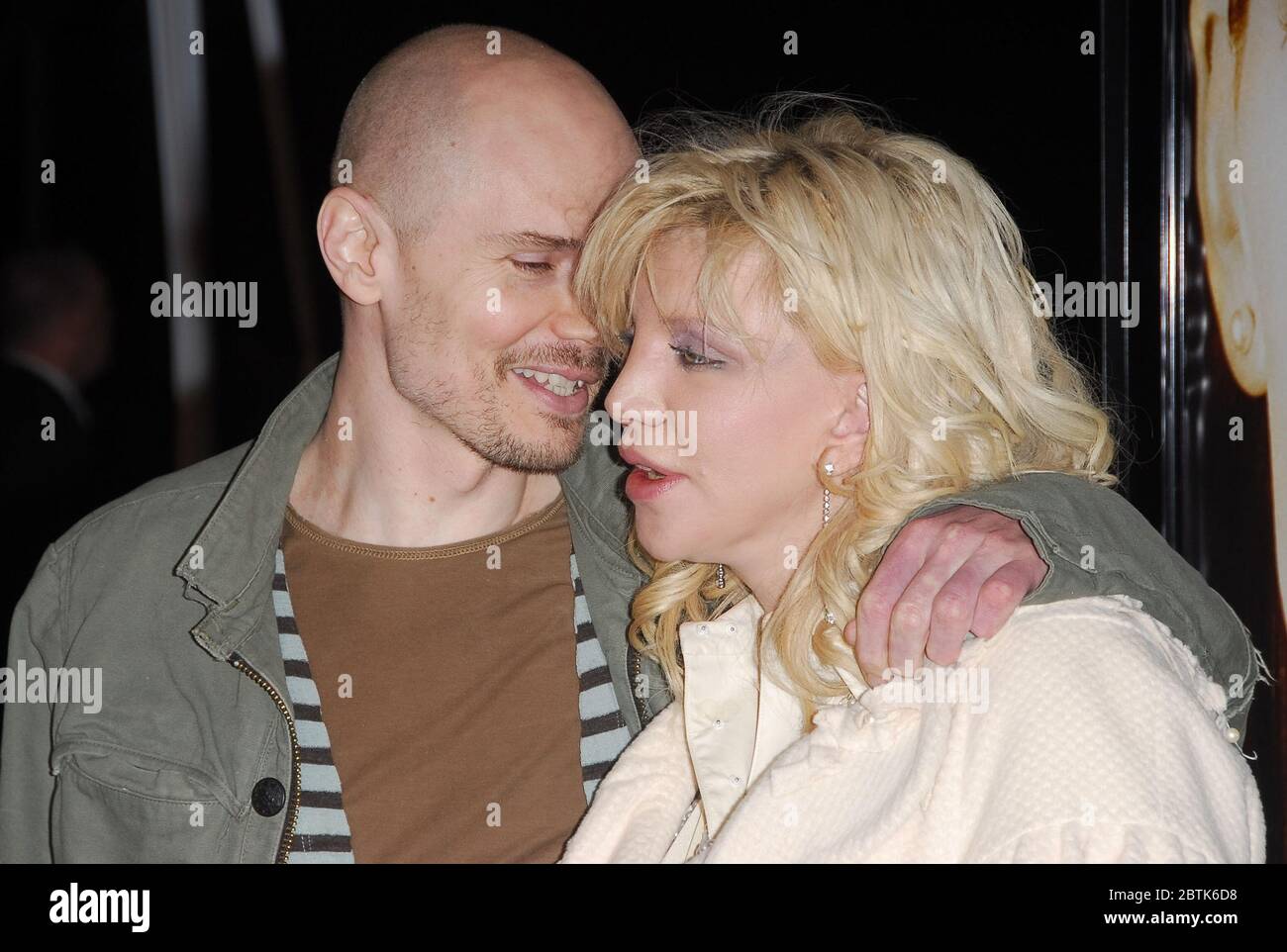 Billy Corgan and Courtney Love at the Los Angeles Premiere of \, image size:1300x962