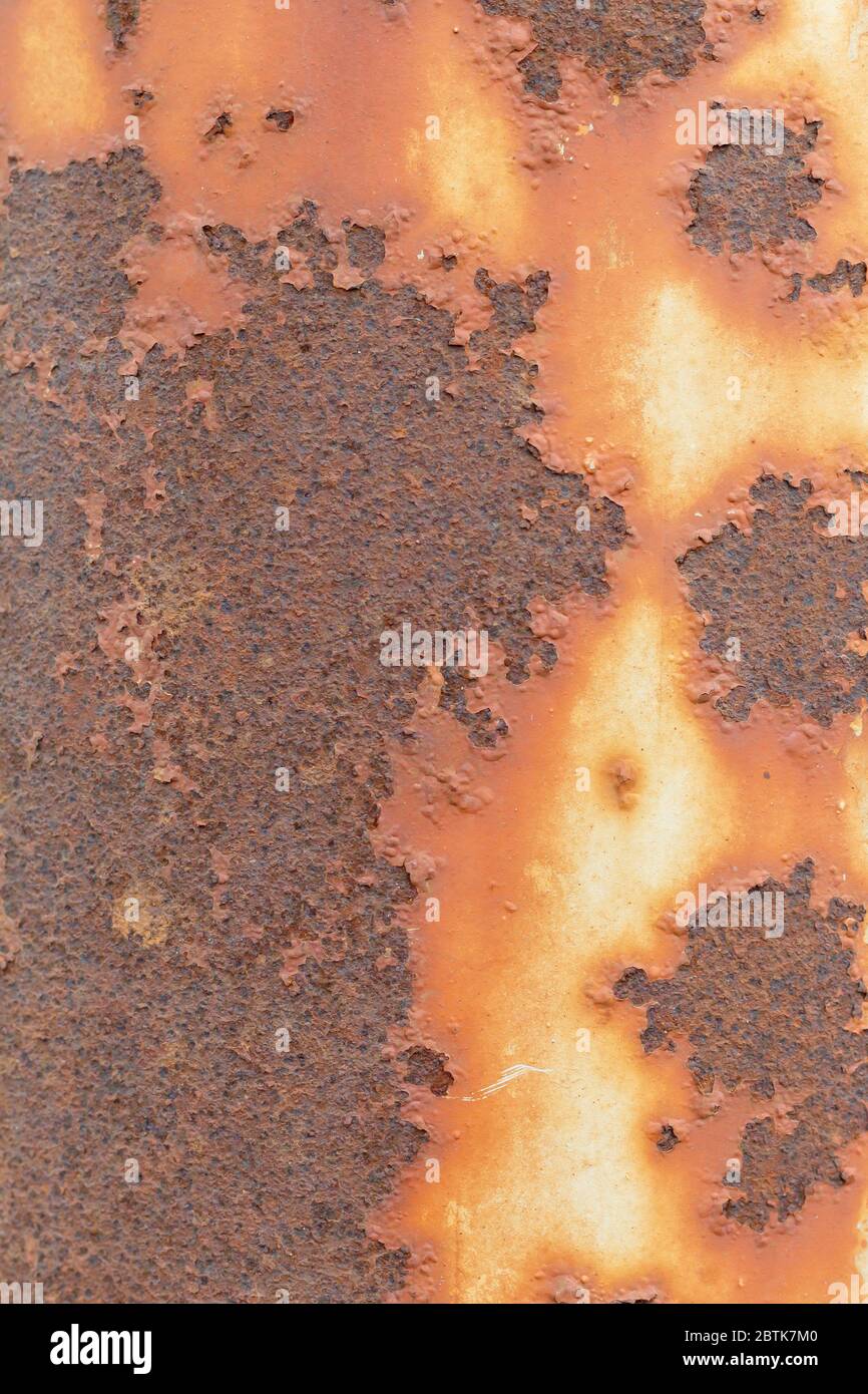 Old Weathered Rusty Metal Texture Stock Photo