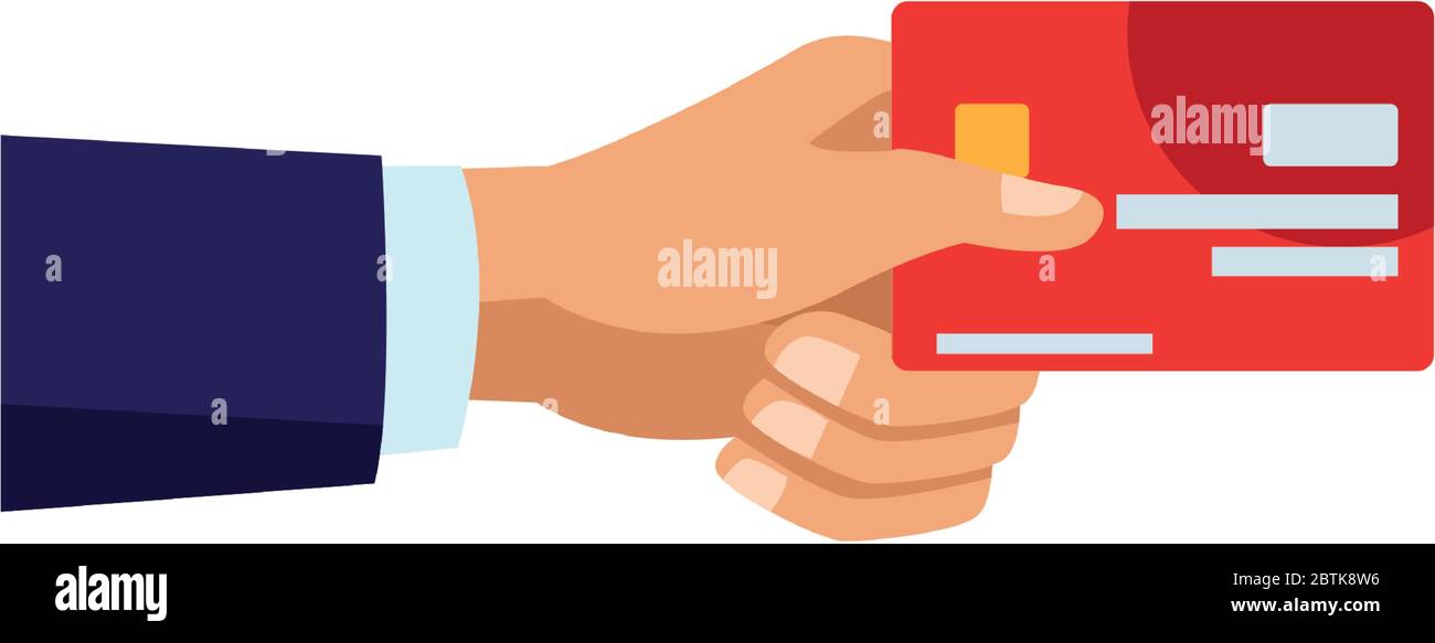 hand using credit card ecommerce icon Stock Vector Image & Art - Alamy