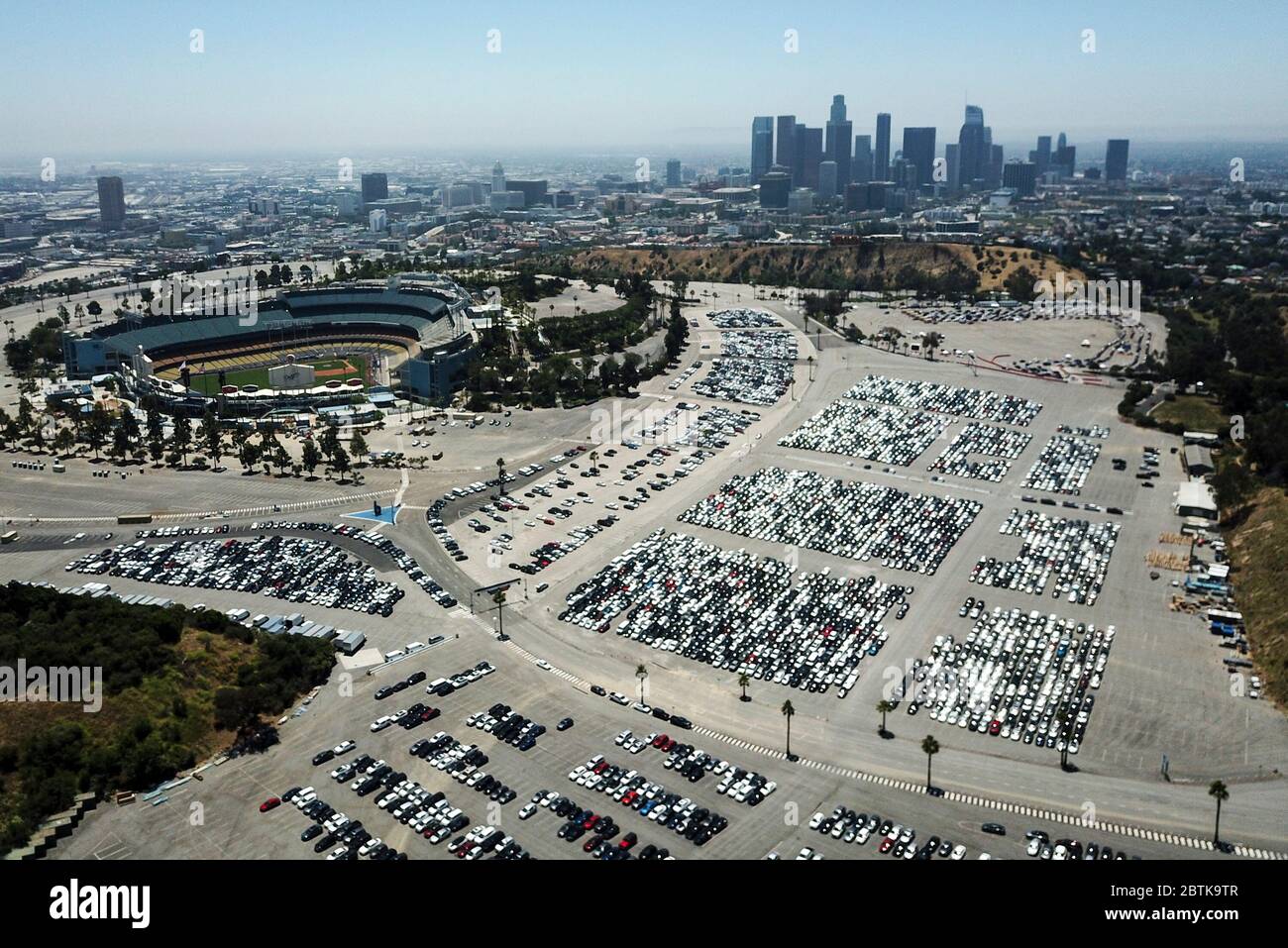 Dodger Stadium Parking Lots Map - Los Angeles California Usa 26th May 2020 Rental Cars Fill The Dodger Stadium Parking Lot As The Spread Of The Coronavirus Disease Covid 19 Continues In Los Angeles Tuesday May 26 2020 Credit Ringo Chiuzuma Wirealamy Live News 2BTK9TR