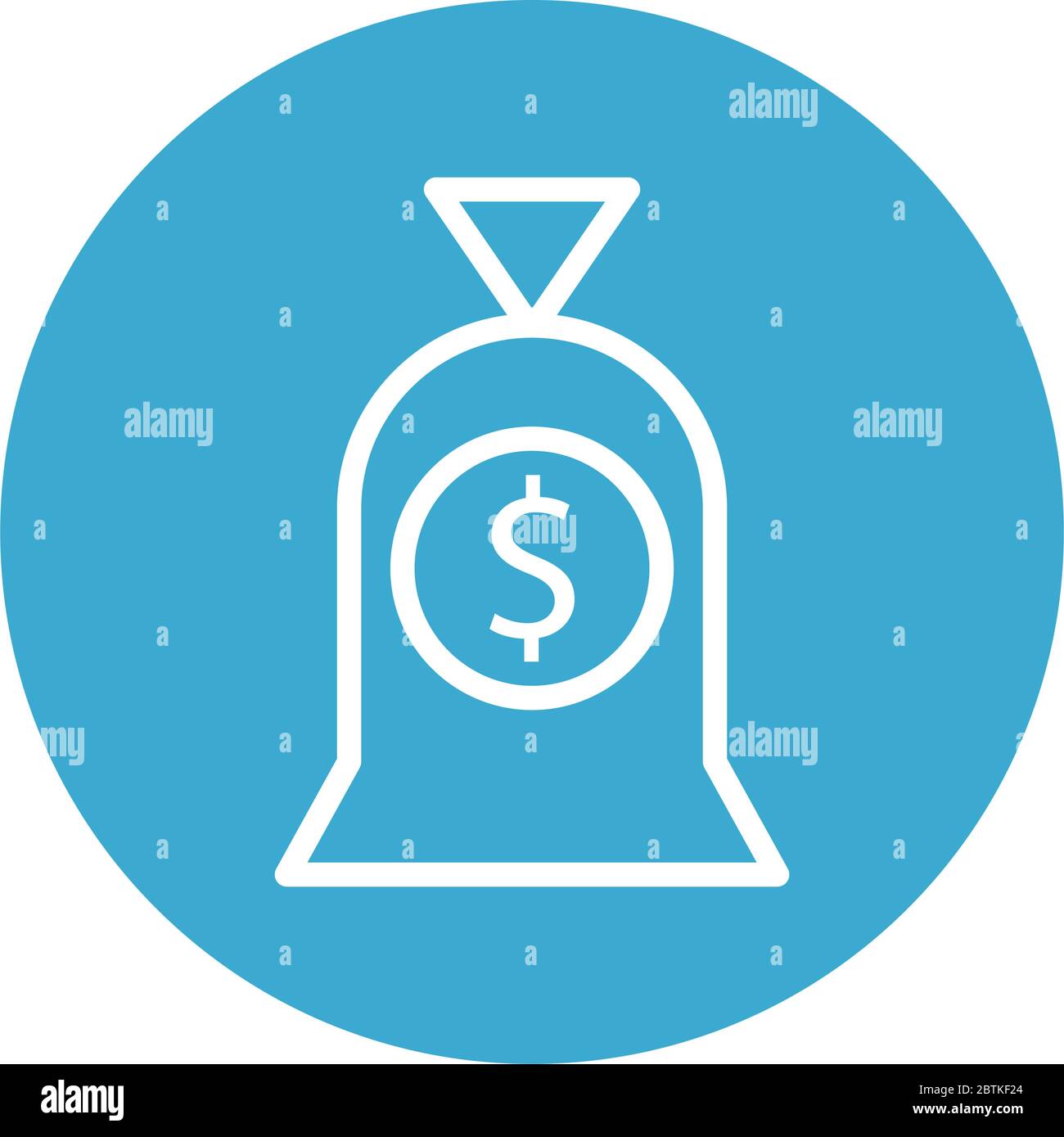 money bag line style icon Stock Vector Image & Art - Alamy