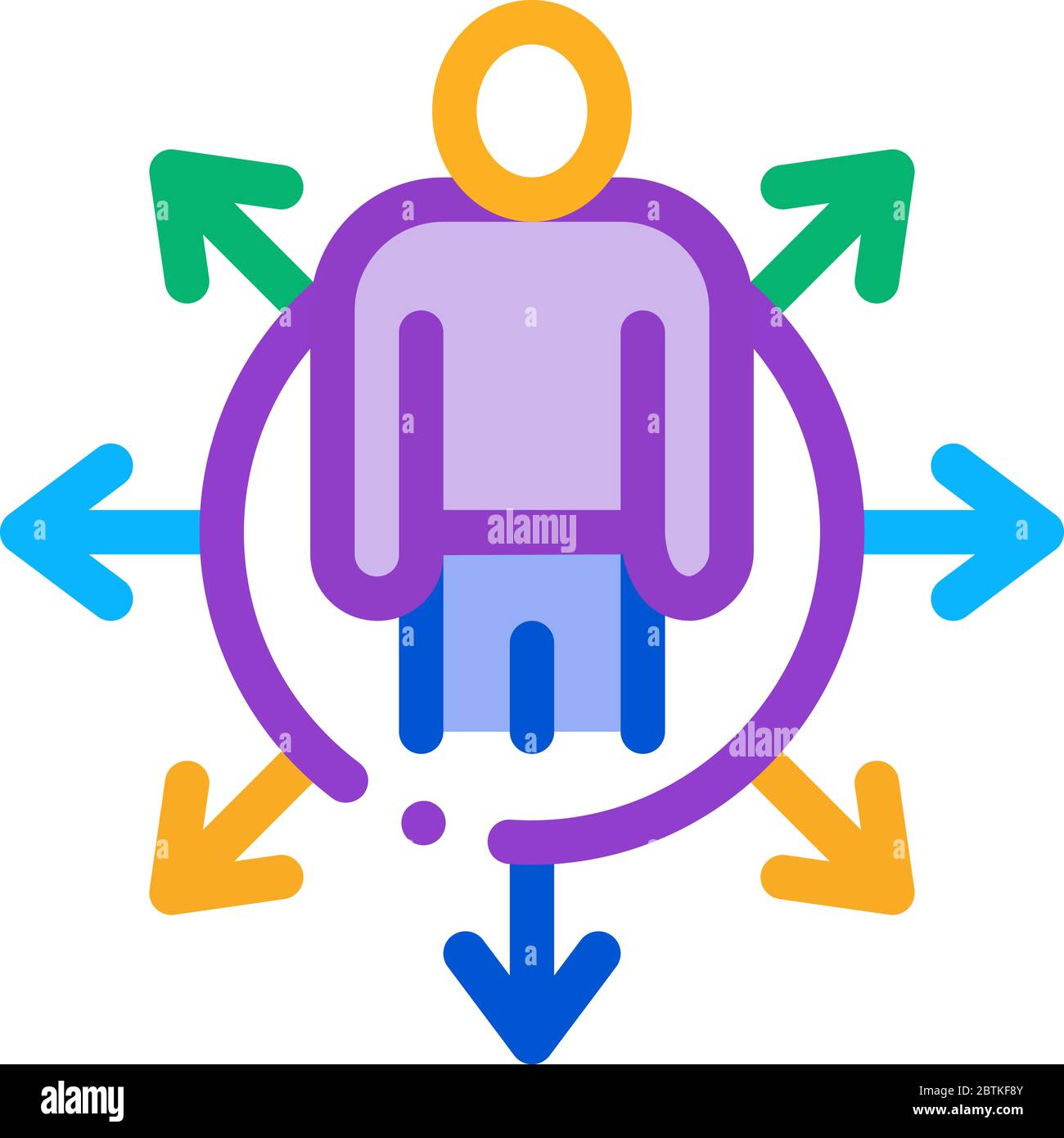 work searches icon vector outline illustration Stock Vector Image &amp; Art ...