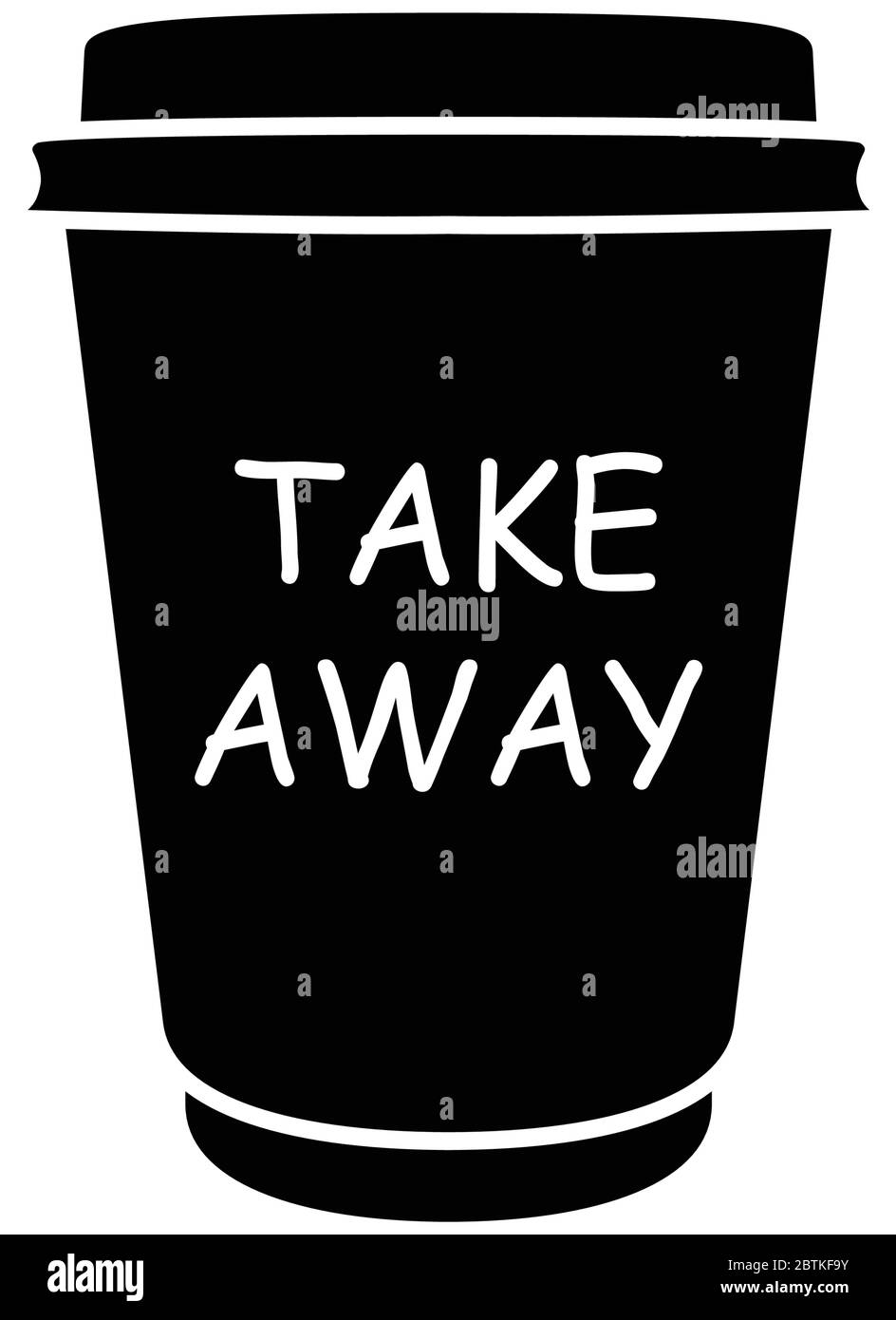 coffee icon Take away coffee sign Stock Vector Image & Art - Alamy