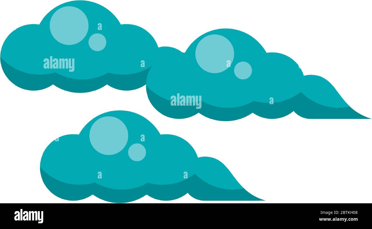 clouds sky scene isolated icon Stock Vector Image & Art - Alamy