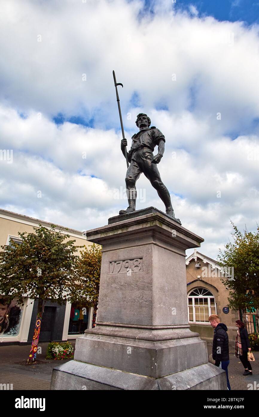 The Bullring Memorial, Cornmarket, Wexford Town Ireland Stock Photo