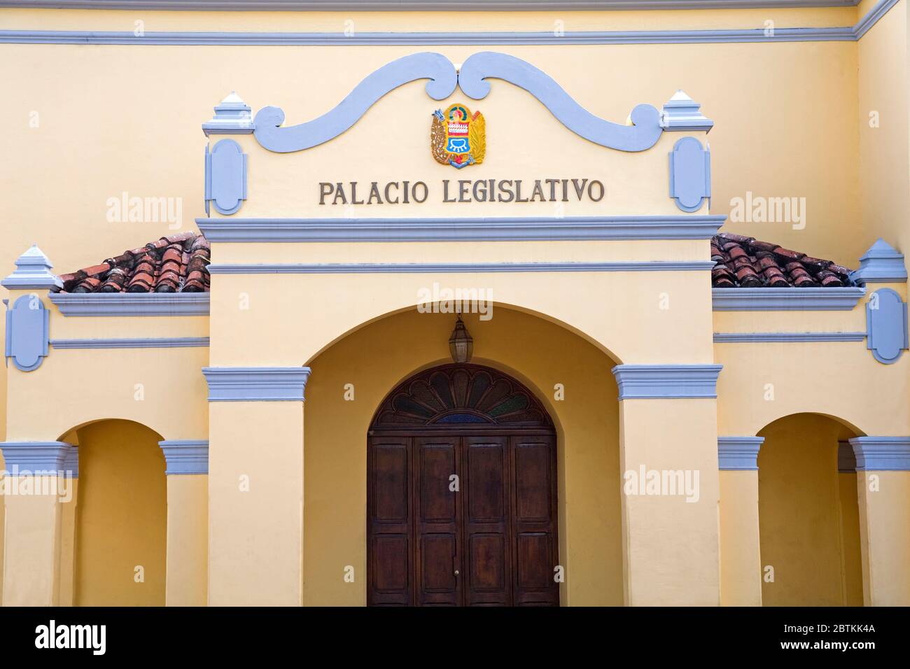 Legislative Palace, La Asuncion City (Capital),Isla Margarita, Nueva Esparta State, Venezuela Stock Photo