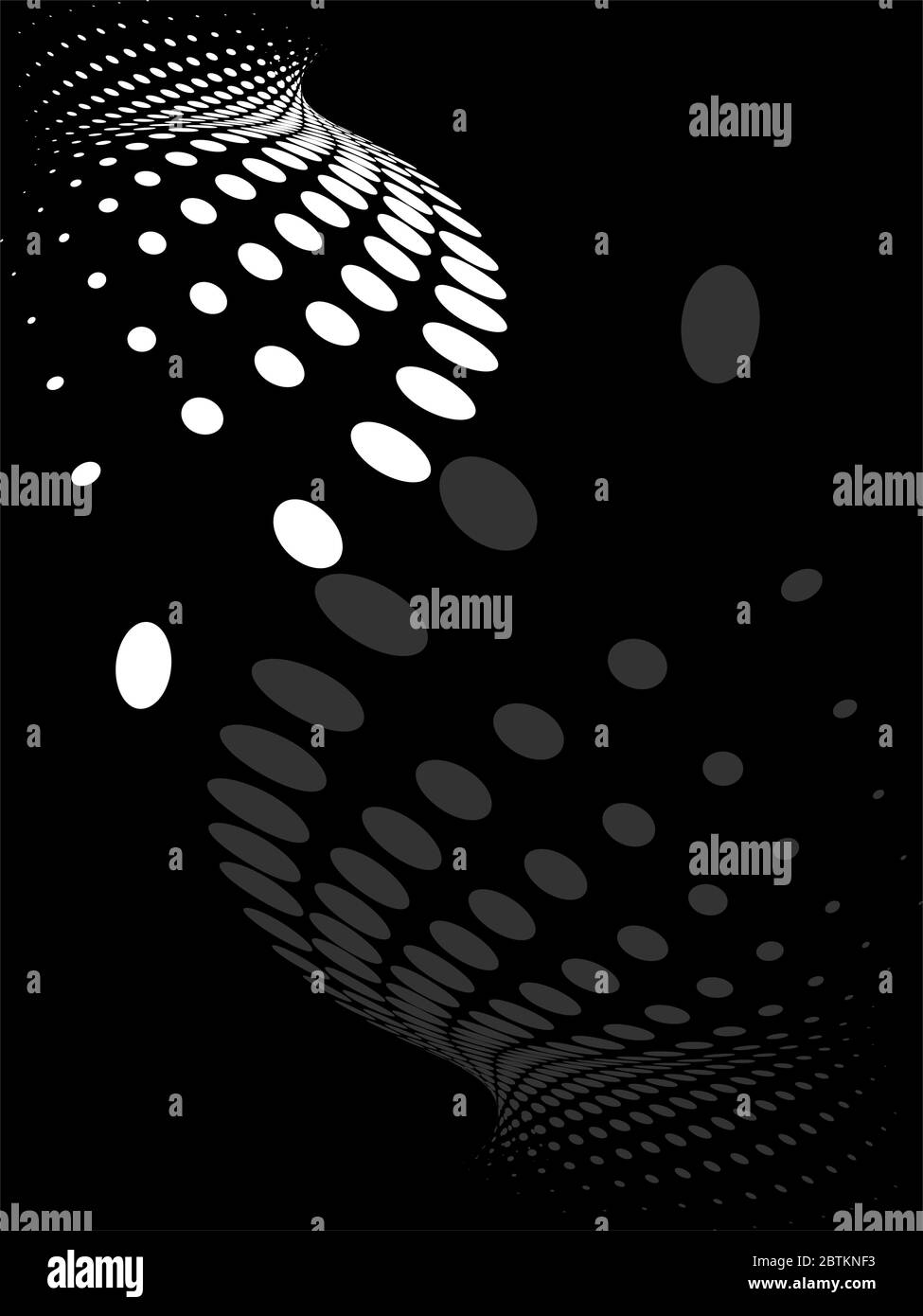 Background Composition, Web Template (Halftone) Vector Art Stock Vector ...