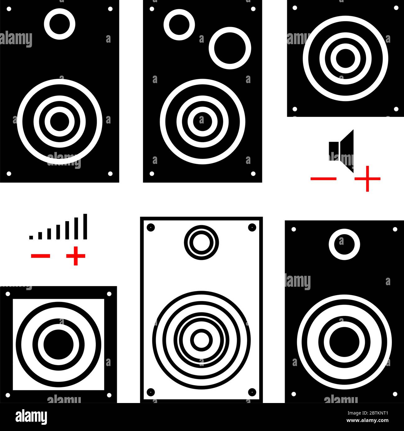 Speaker Icon Symbol Vector Illustration Stock Vector Image & Art - Alamy