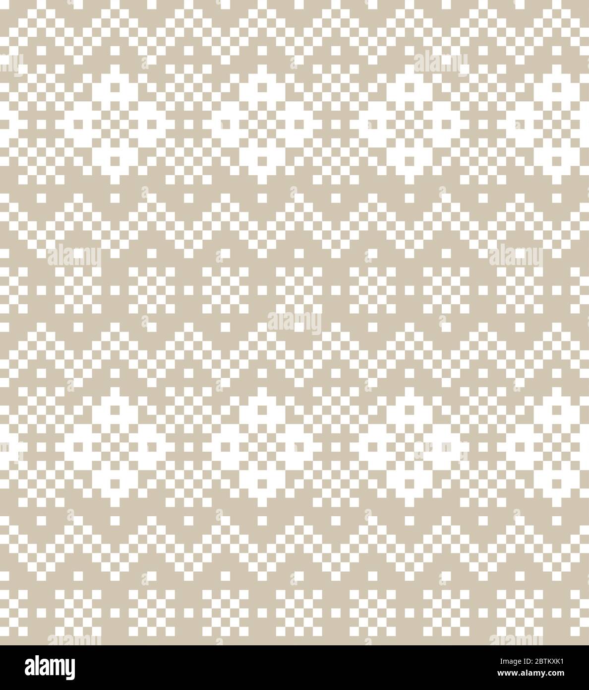 Christmas fair isle pattern background for fashion textiles, knitwear and graphics Stock Vector