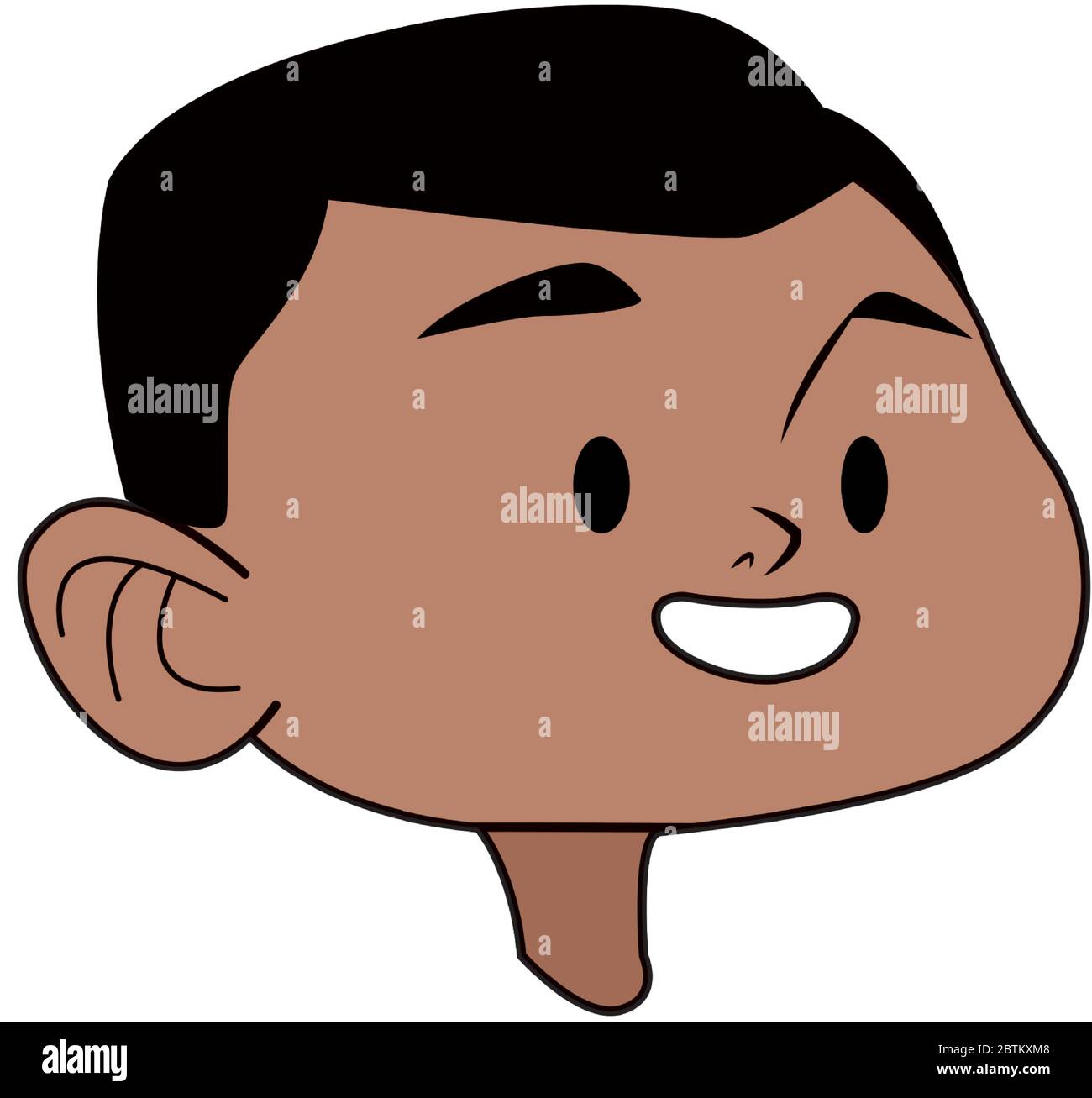 afro young man head avatar character Stock Vector Image & Art - Alamy