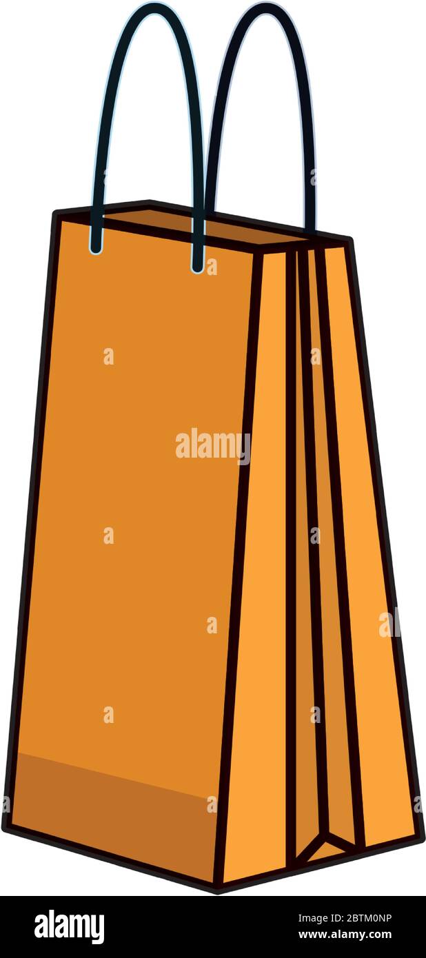 paper shopping bag isolated icon Stock Vector Image & Art - Alamy