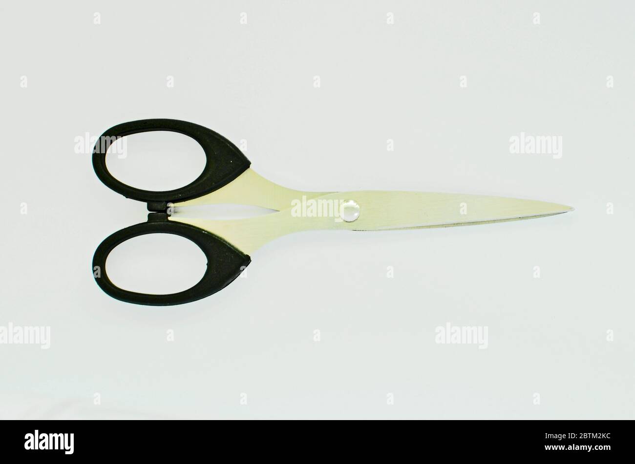 Scissors isolated on a white studio background Stock Photo
