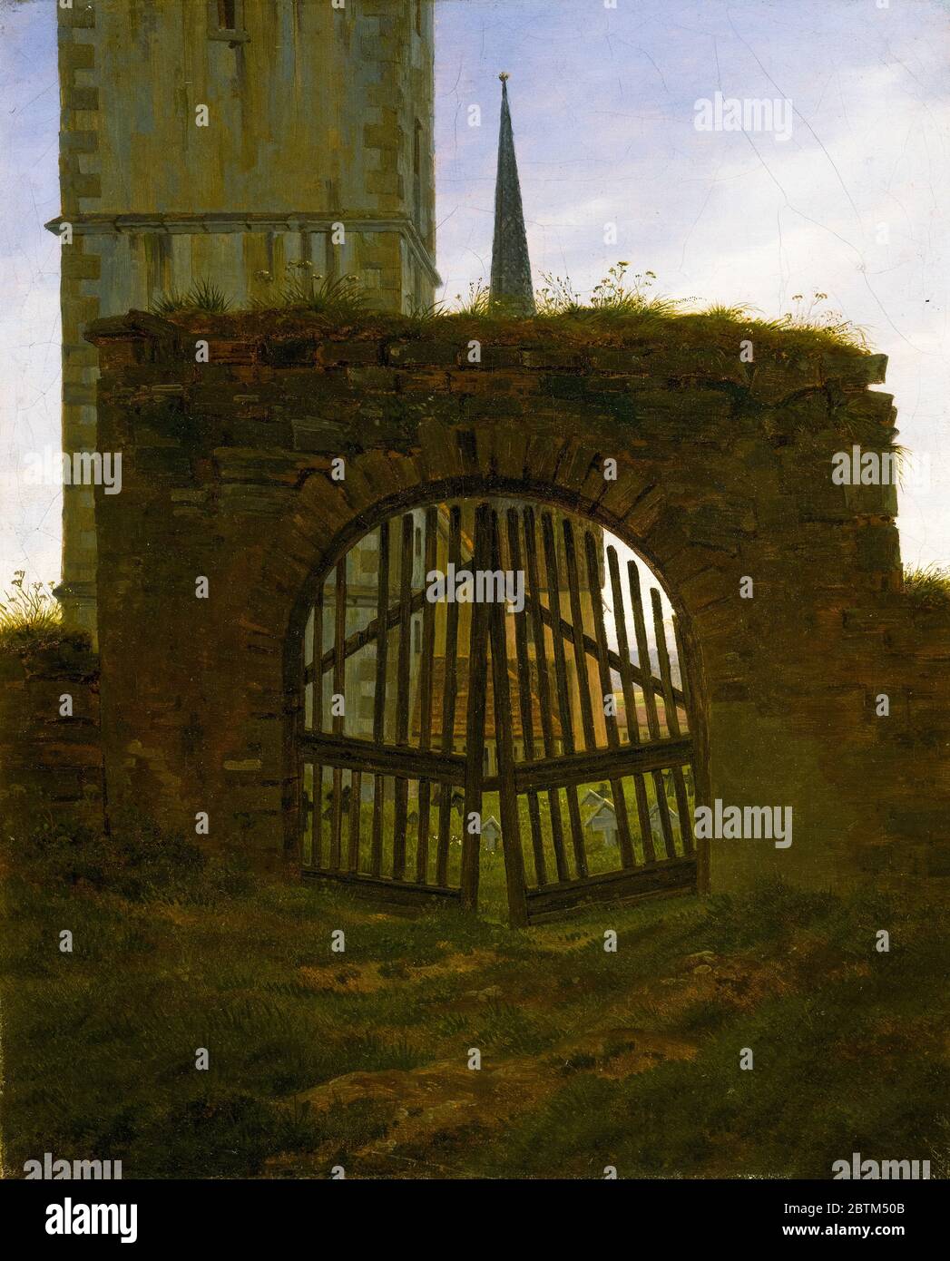 Caspar David Friedrich The Cemetery Gate Landscape Painting Circa Caspar David Friedrich The Cemetery Gate Landscape Painting Circa