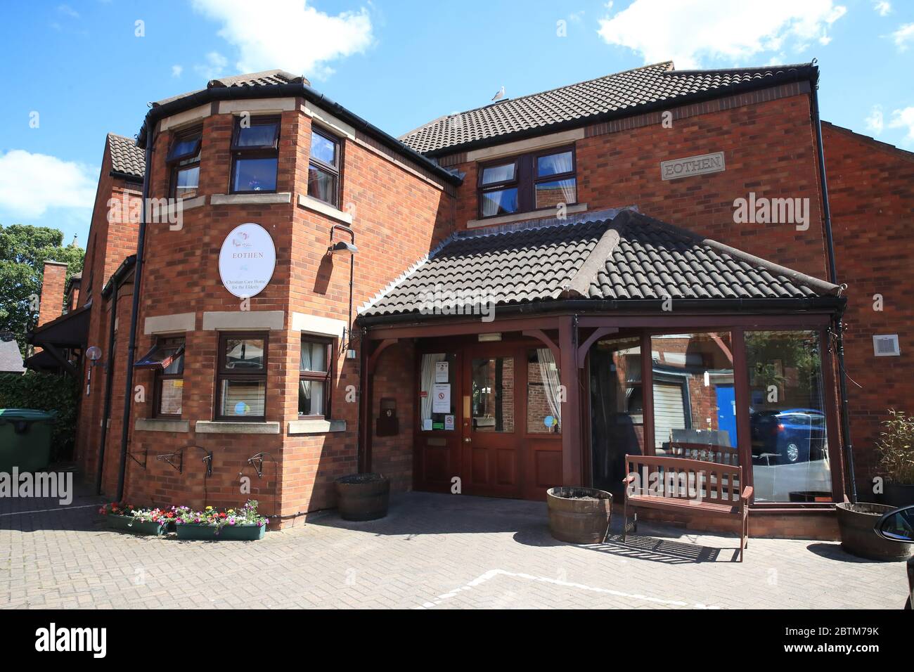 At the eothen homes care home in whitley bay hires stock photography