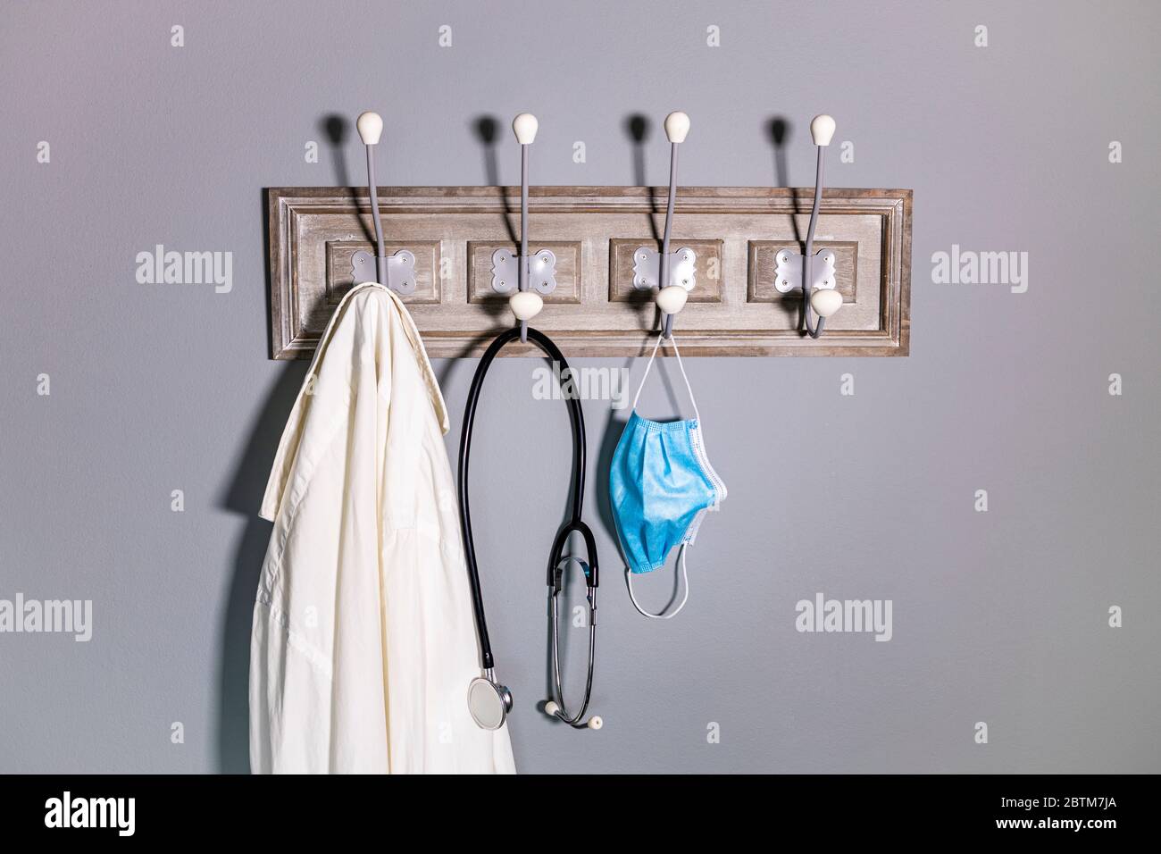Doctor coat closet hi-res stock photography and images - Alamy