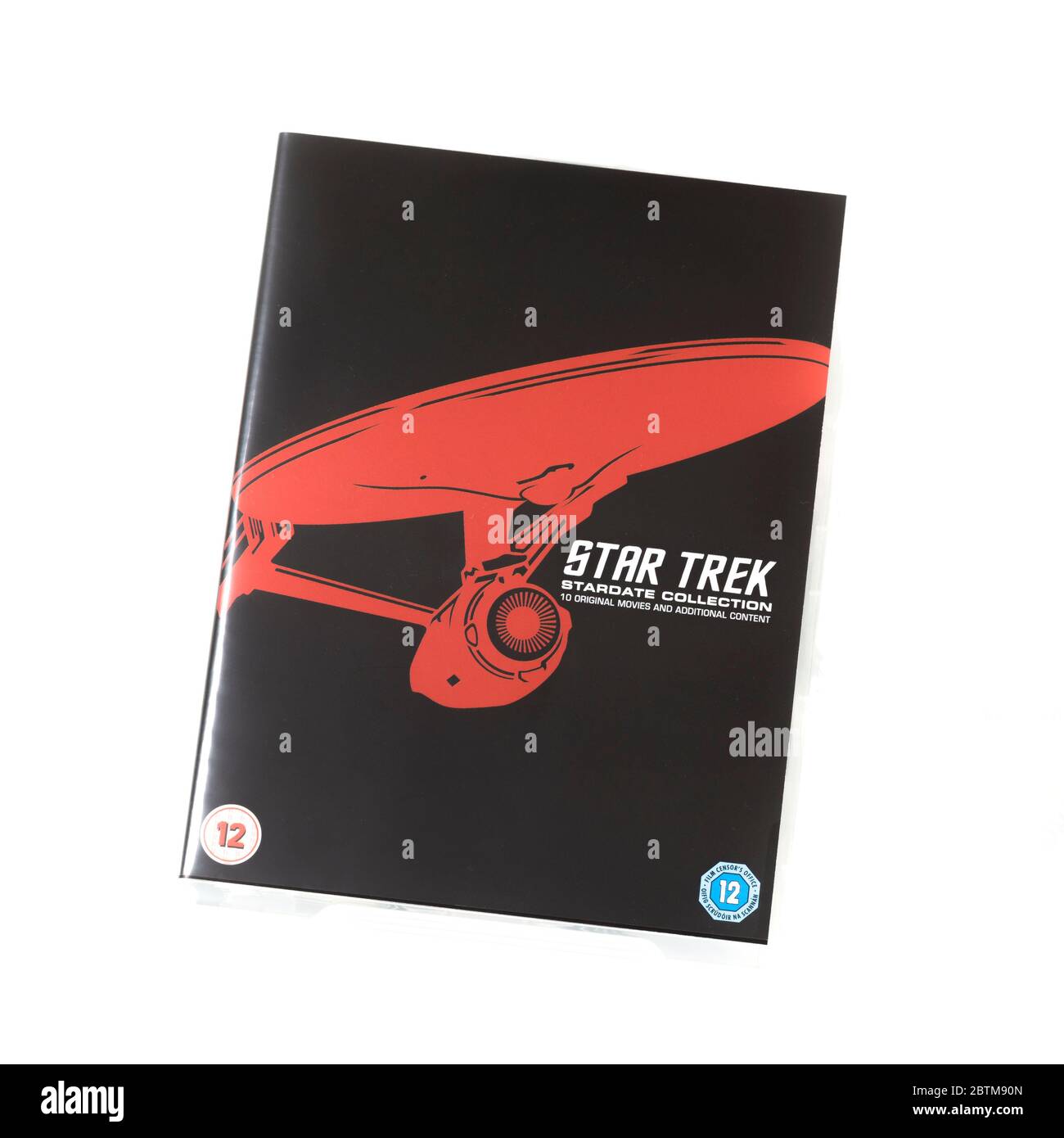 Star Trek movie set on DVD Stock Photo