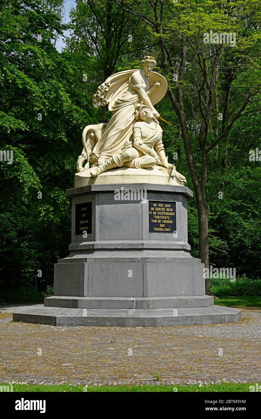heiligerlee, netherlands 2020.05.20 monument of the battle of
