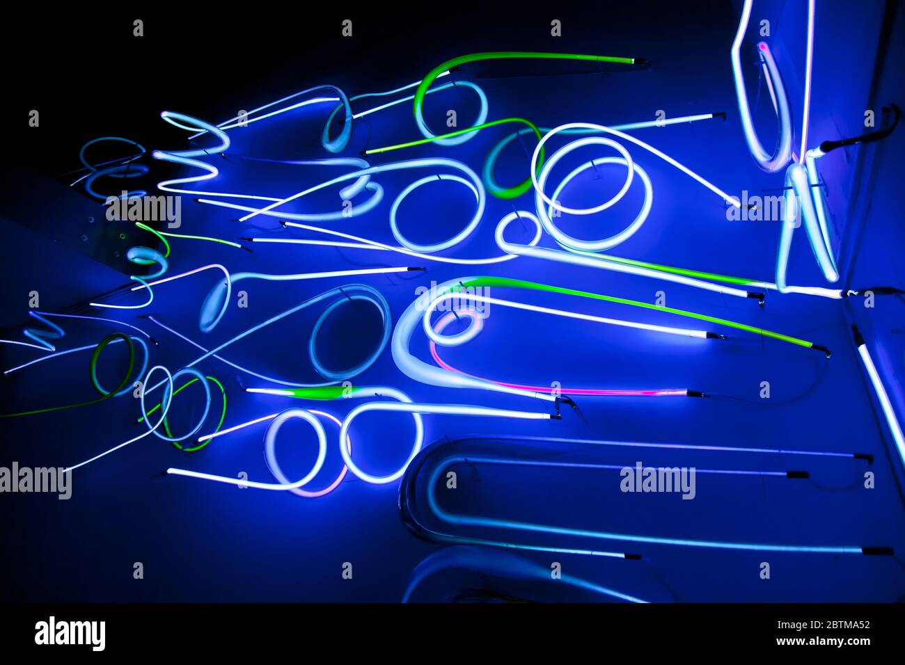 Neon sign abstract Stock Photo - Alamy