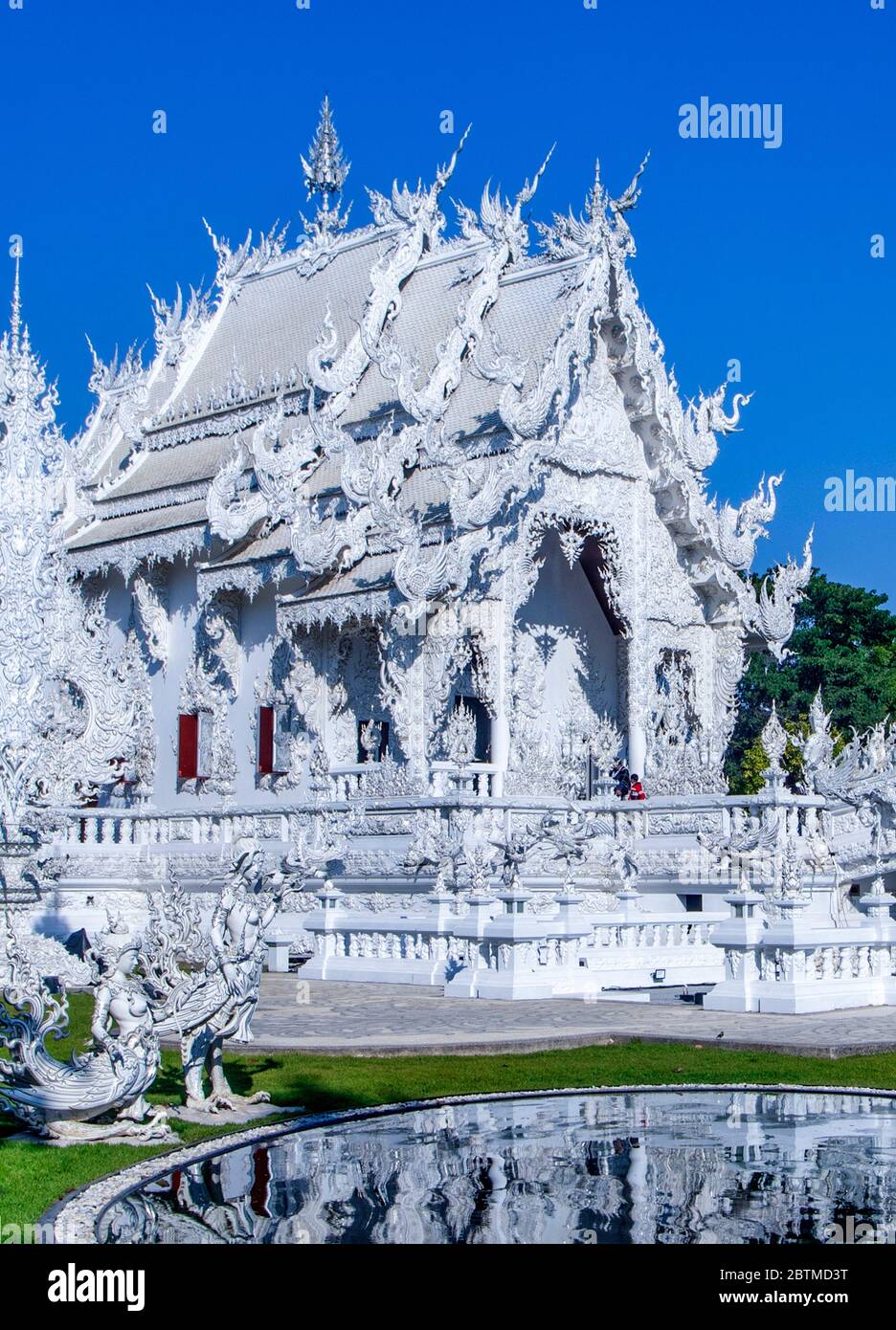 Thailand,, Chiang Rai City, The White Temple (Wat Rong Khun Stock Photo ...