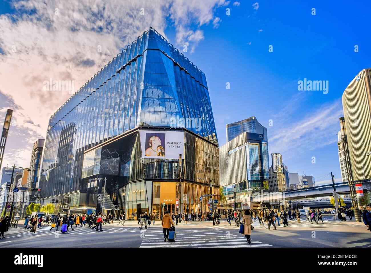Japan ,Tokyo City, Ginza District, Harumi Dori Avenue Stock Photo - Alamy
