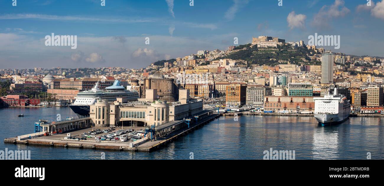 Italy, Napoli City City panorama, Stock Photo