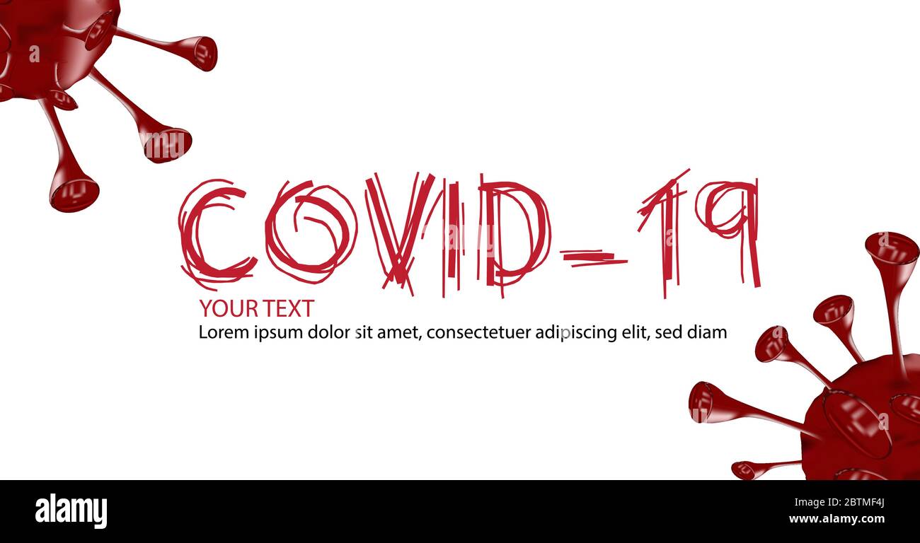 Stop COVID-19 concept world map with stop covid-19 sign vector ...