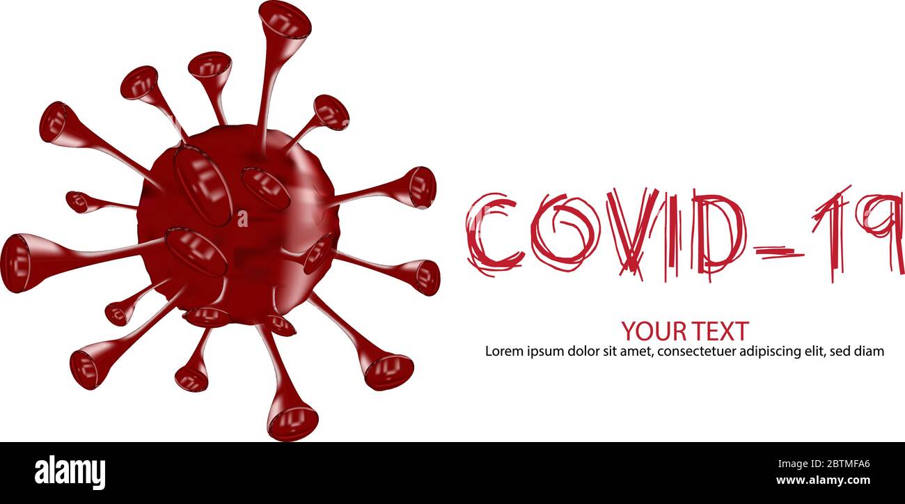 Stop COVID-19 concept world map with stop covid-19 sign vector ...