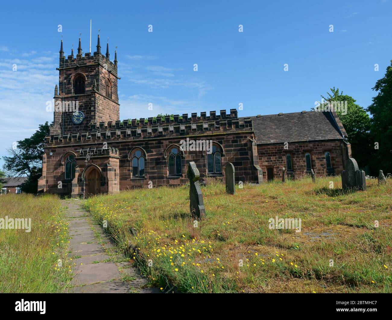 St Michaels, Huyton Parish Church, Huyton , England , Uk Stock Photo