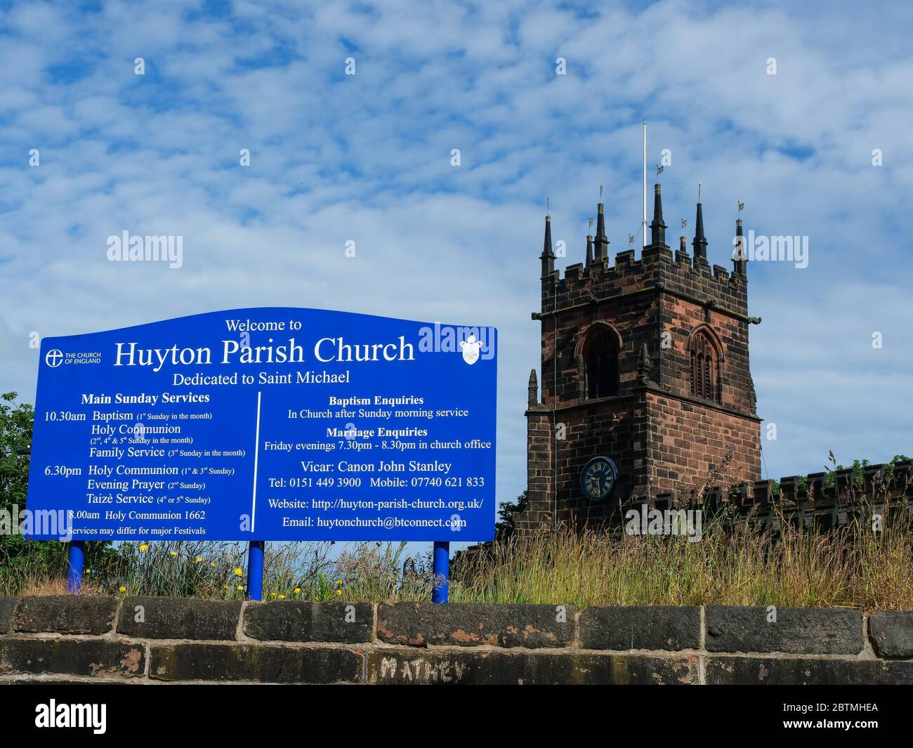 St Michaels, Huyton Parish Church, Huyton , England , Uk Stock Photo