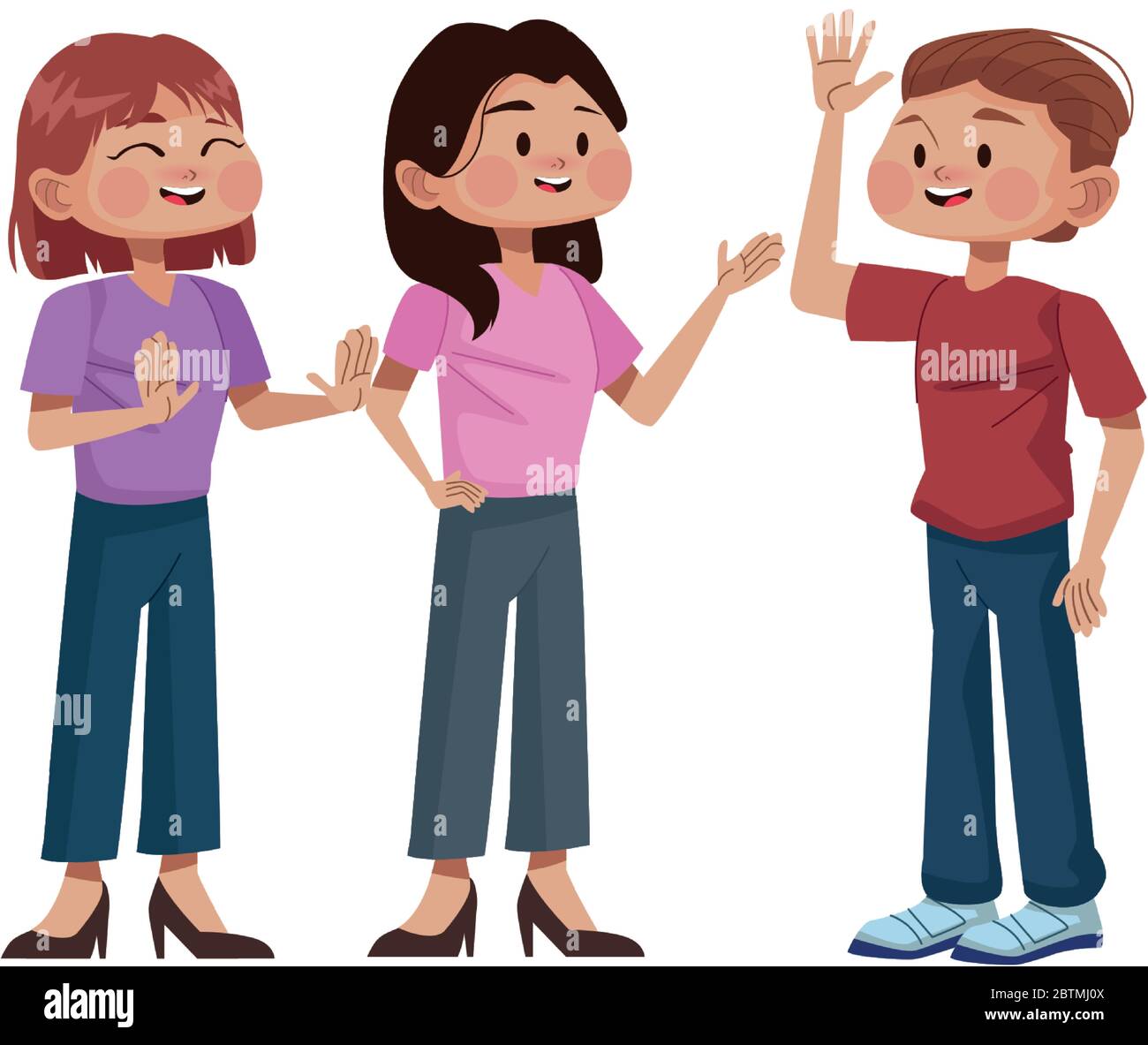 young people avatars characters icon Stock Vector Image & Art - Alamy