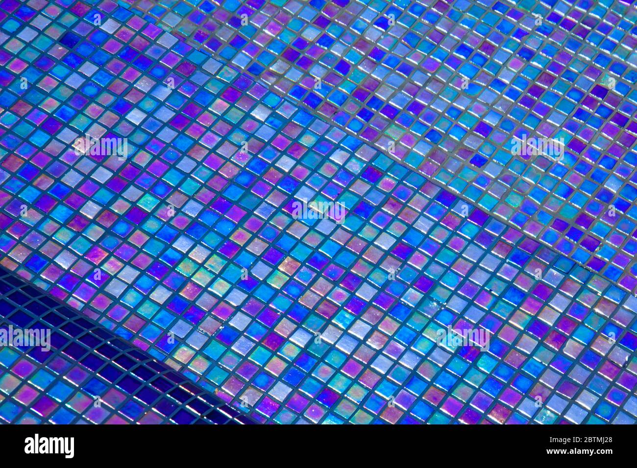 Blue Pool Tile Background Stock Photo - Alamy