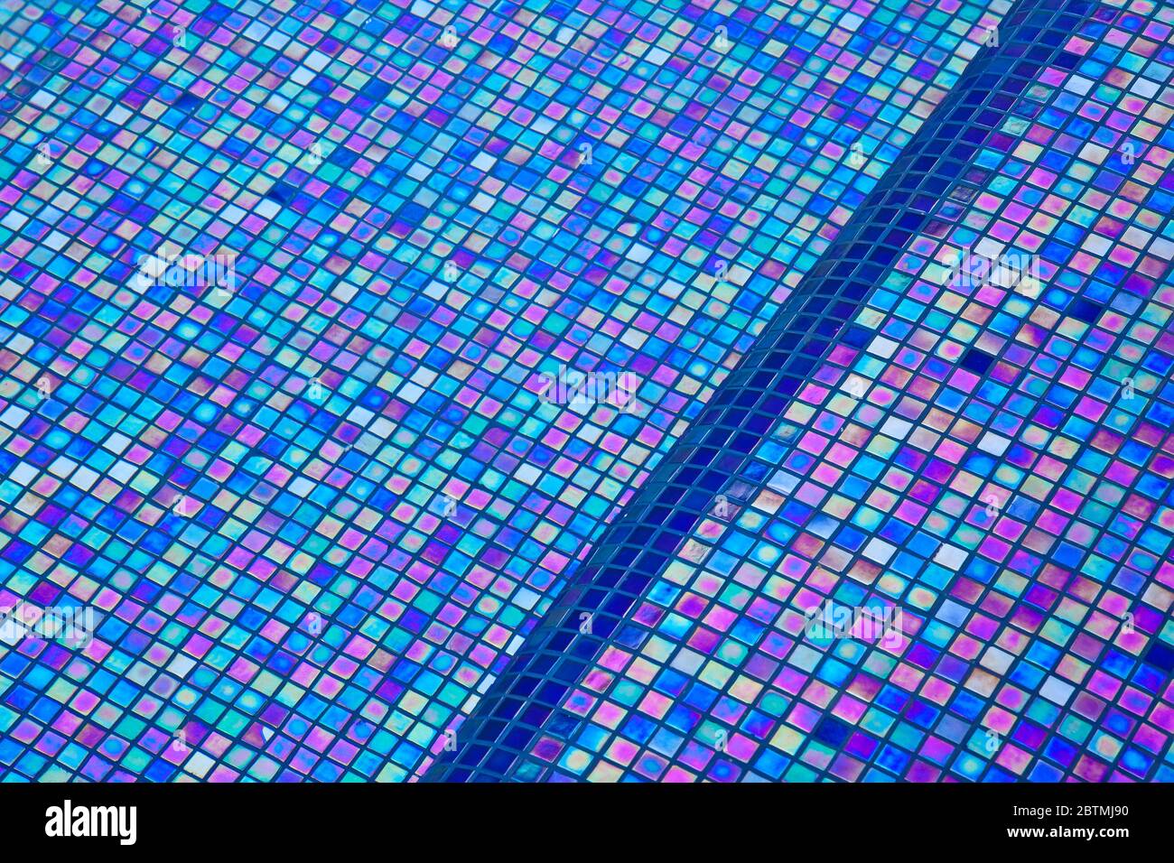 Blue Pool Tile Background Stock Photo - Alamy