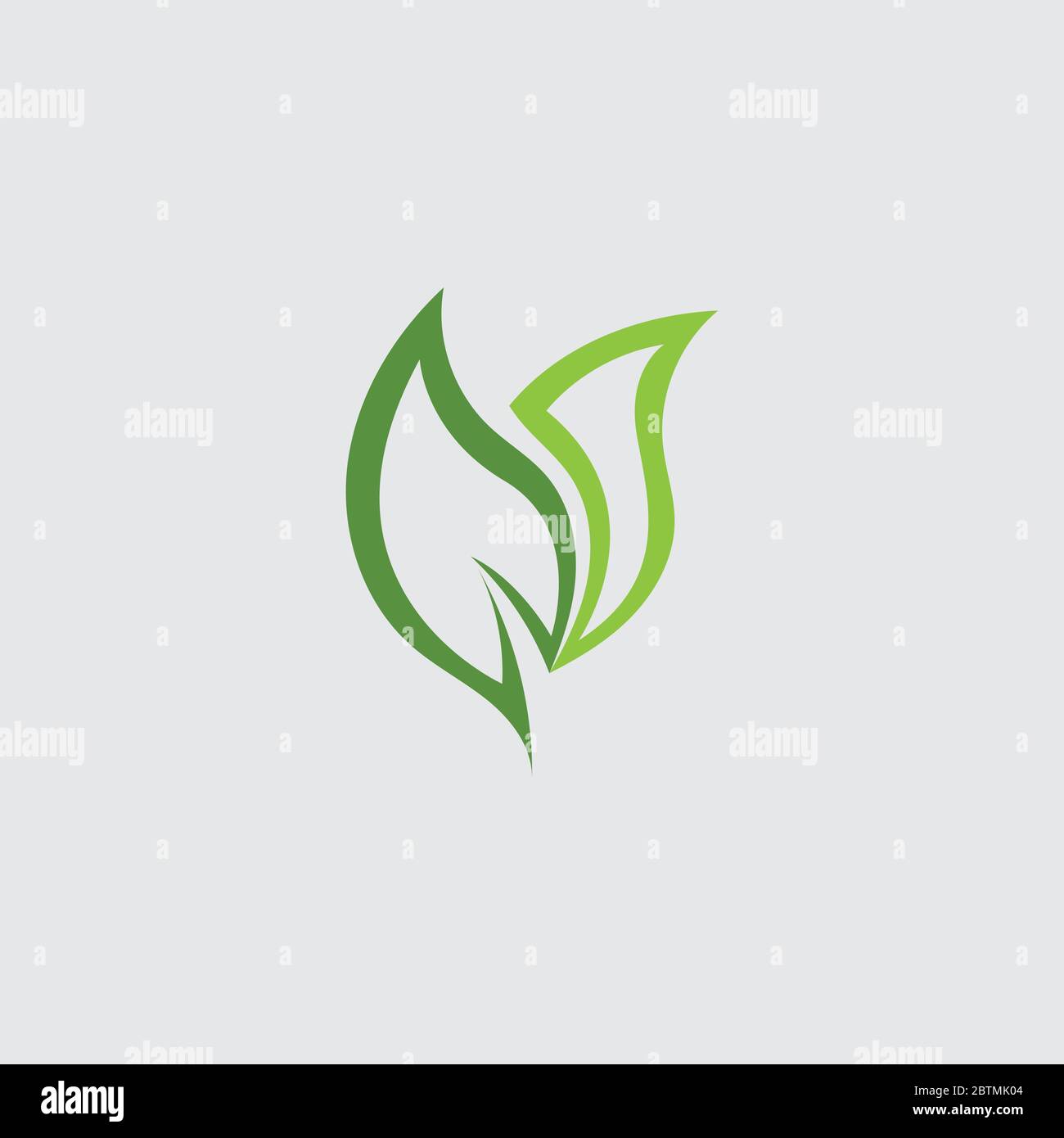 Eco icon green leaf vector illustration template Stock Vector Image ...