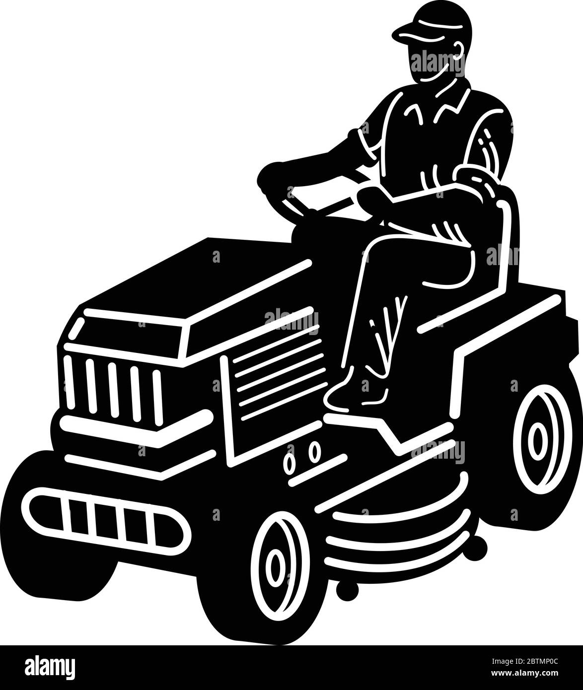 Riding Lawn Mower Clip Art Black And White
