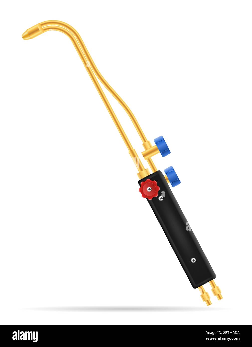 equipment for gas welding vector illustration isolated on white