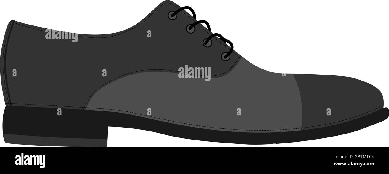 oxford shoes vector