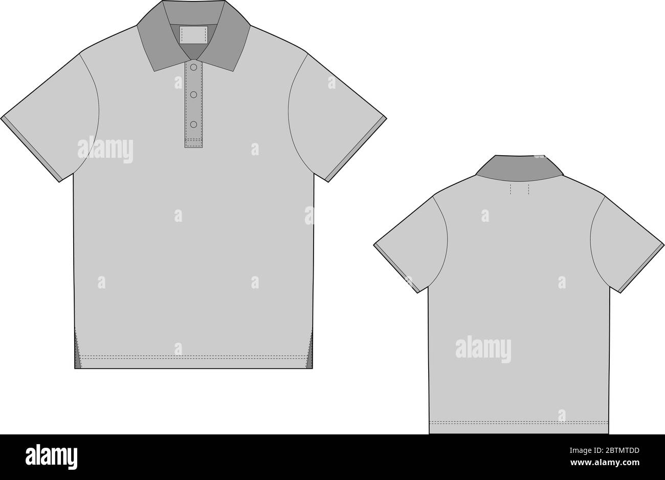 Download Polo Shirt Back Black And White Stock Photos Images Alamy