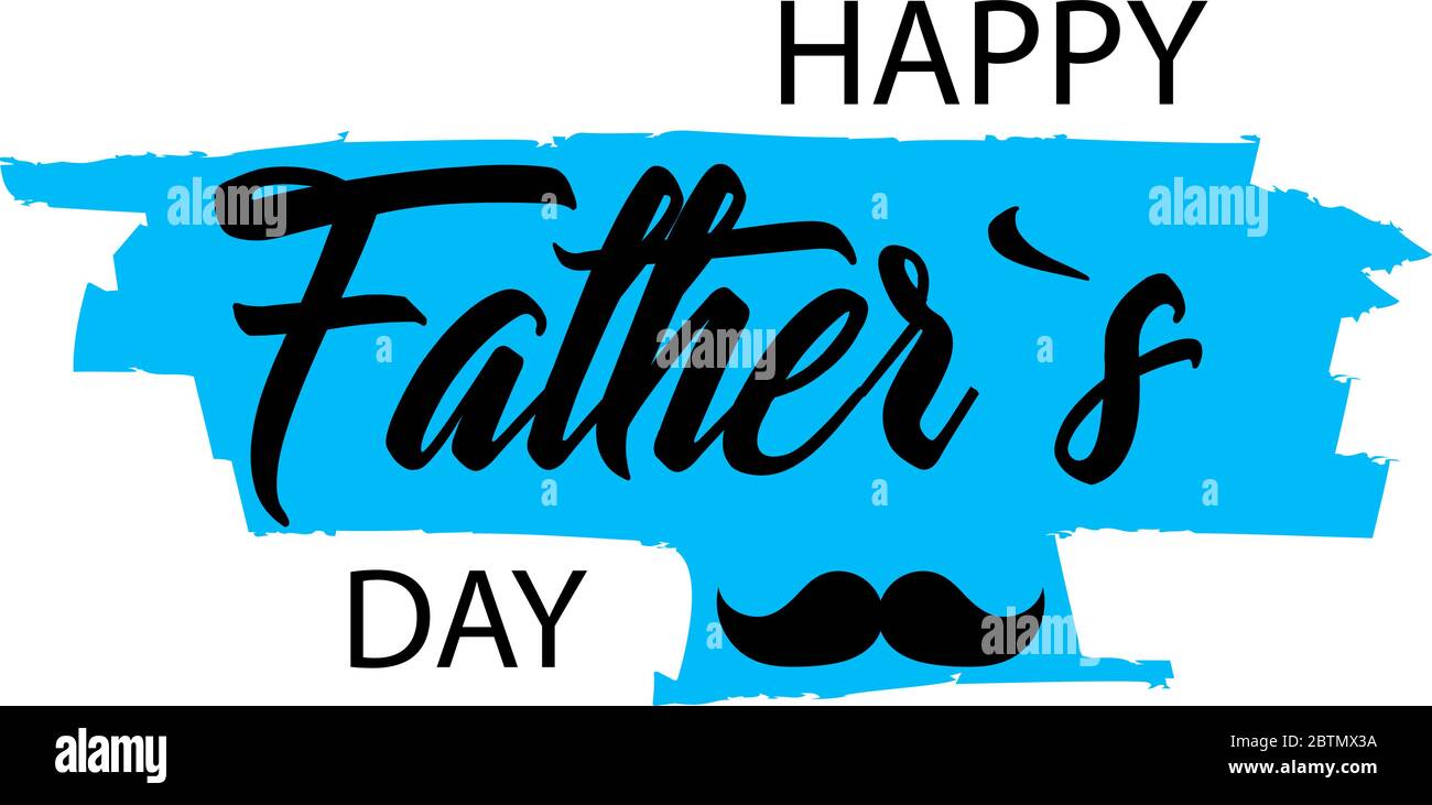 Happy fathers day. stylish design, flat design Stock Vector Image & Art ...