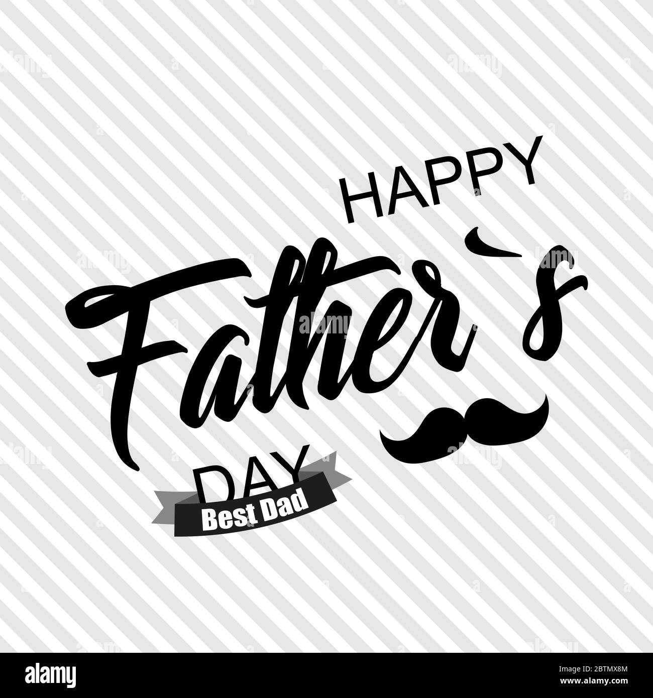 Happy fathers day. stylish design and a flat design Stock Vector Image ...