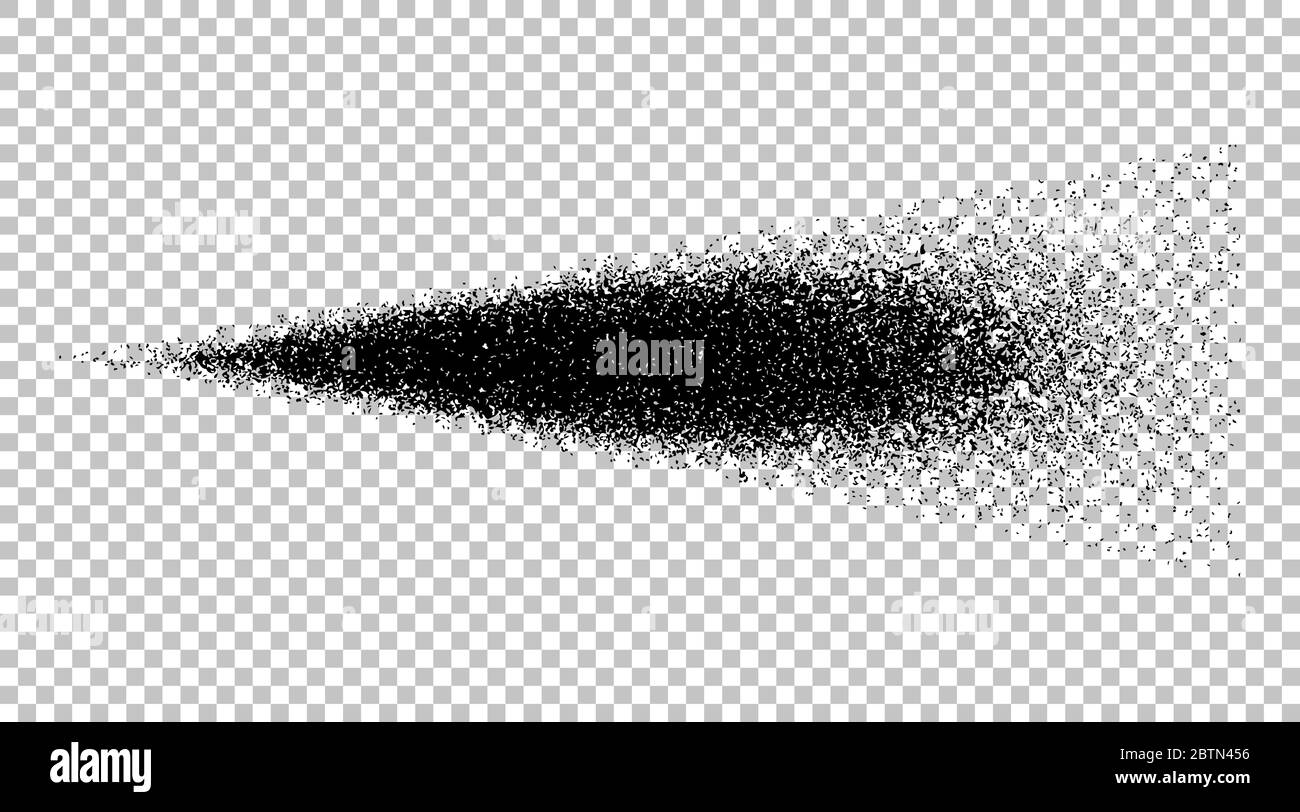 Spray water isolated. Spray effect black colored on isolated background