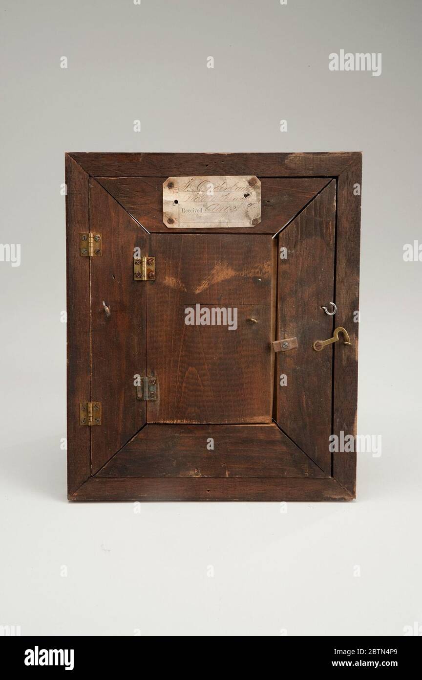 Patent model for picture frames. This patent model demonstrates an