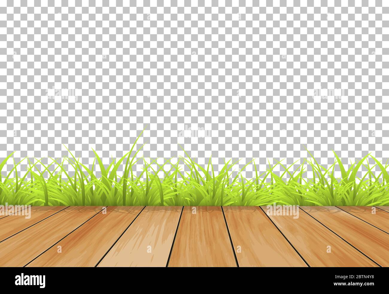 Grass with wood. Background isolated. Summer illustration. Vector ...