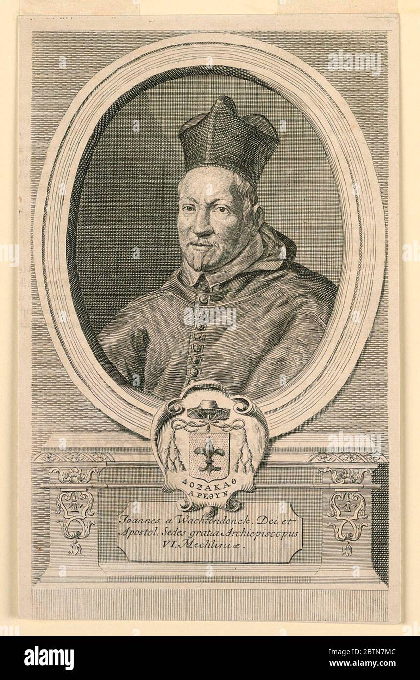 Portrait of Joannes a Wachtendonck Archbishop of Mechlin. Research in ...