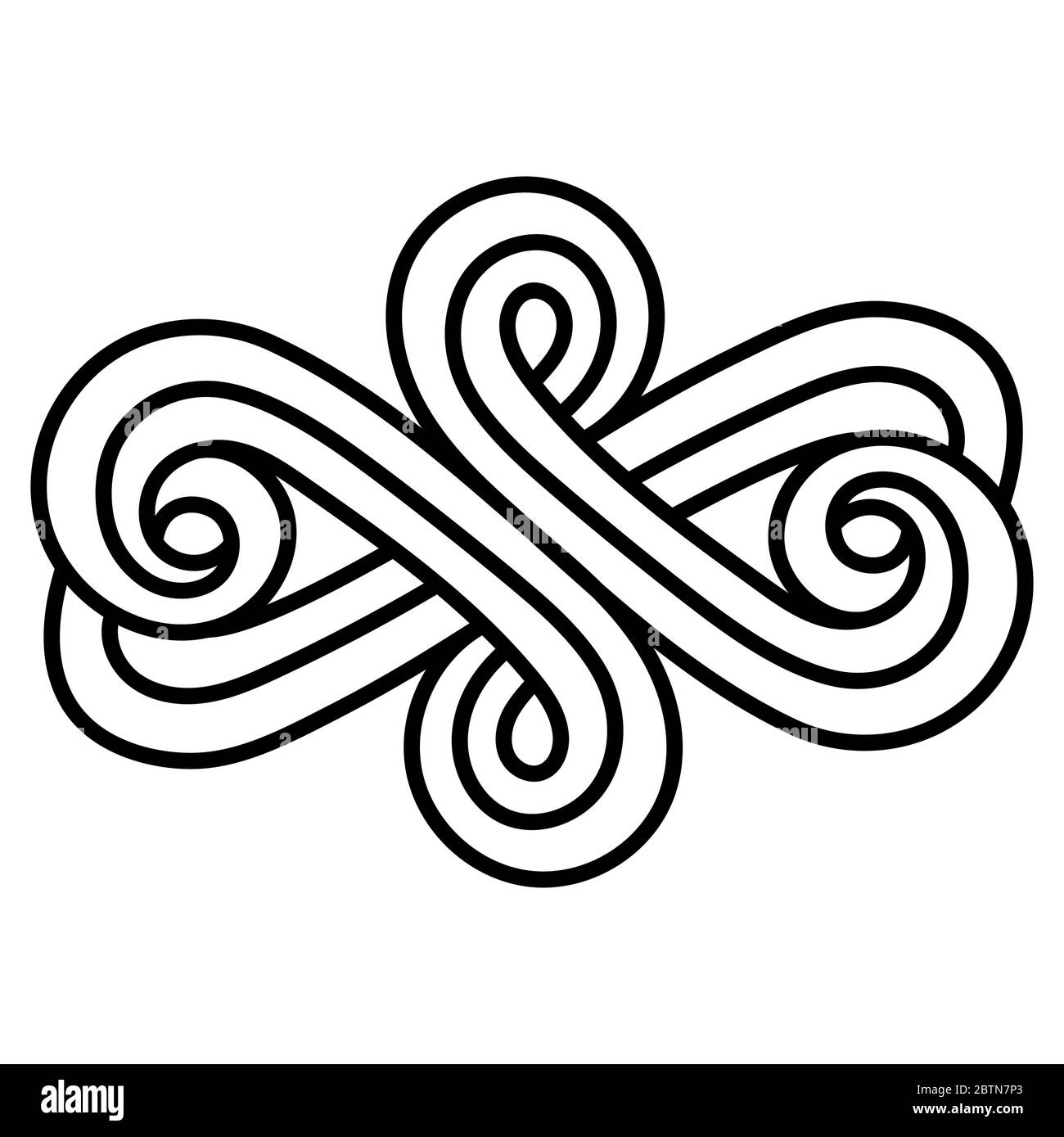 Celtic, Scandinavian Design. Celtic, Scandinavian knotwork Stock Vector