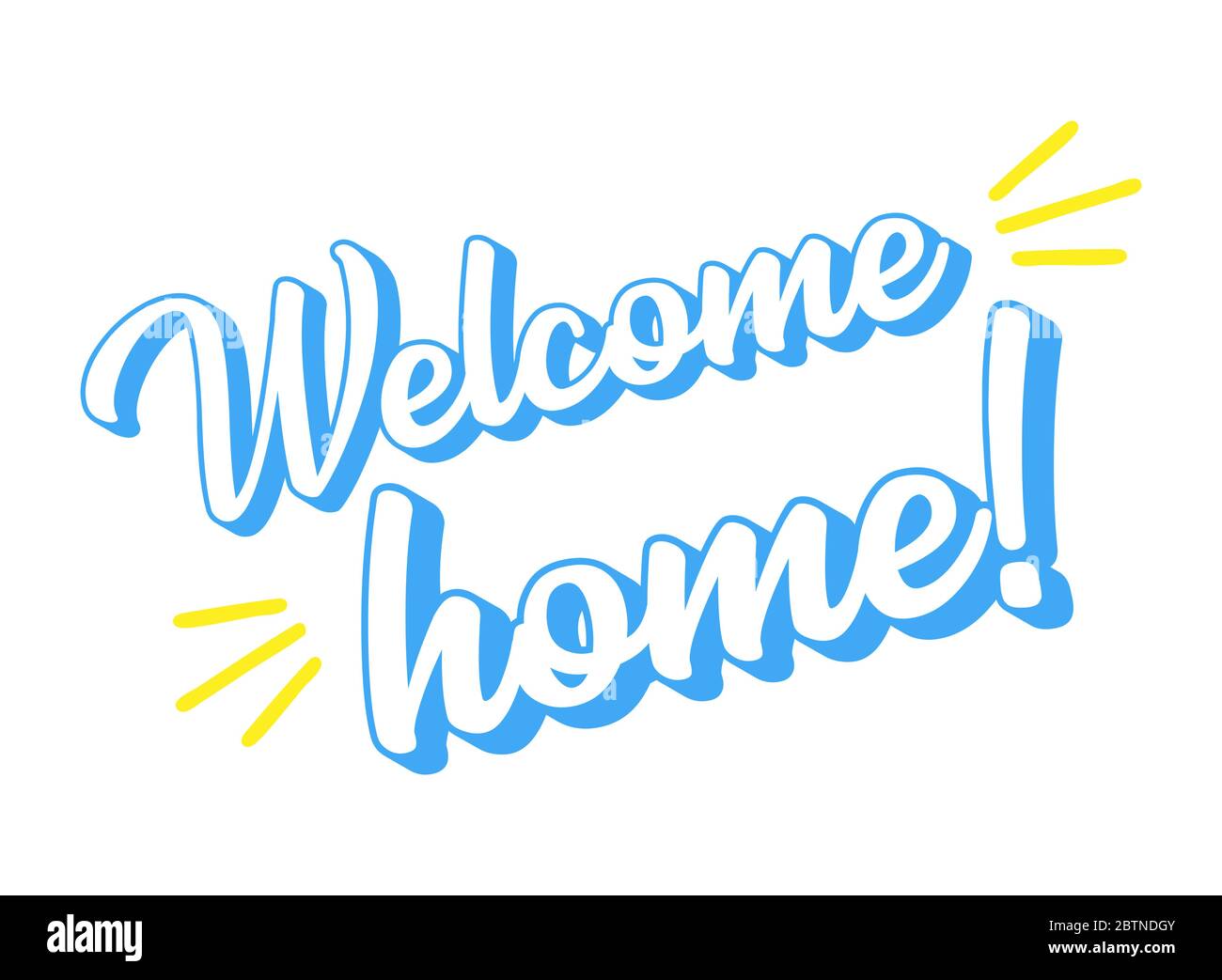 welcome home' Cut Out Stock Images & Pictures - Alamy