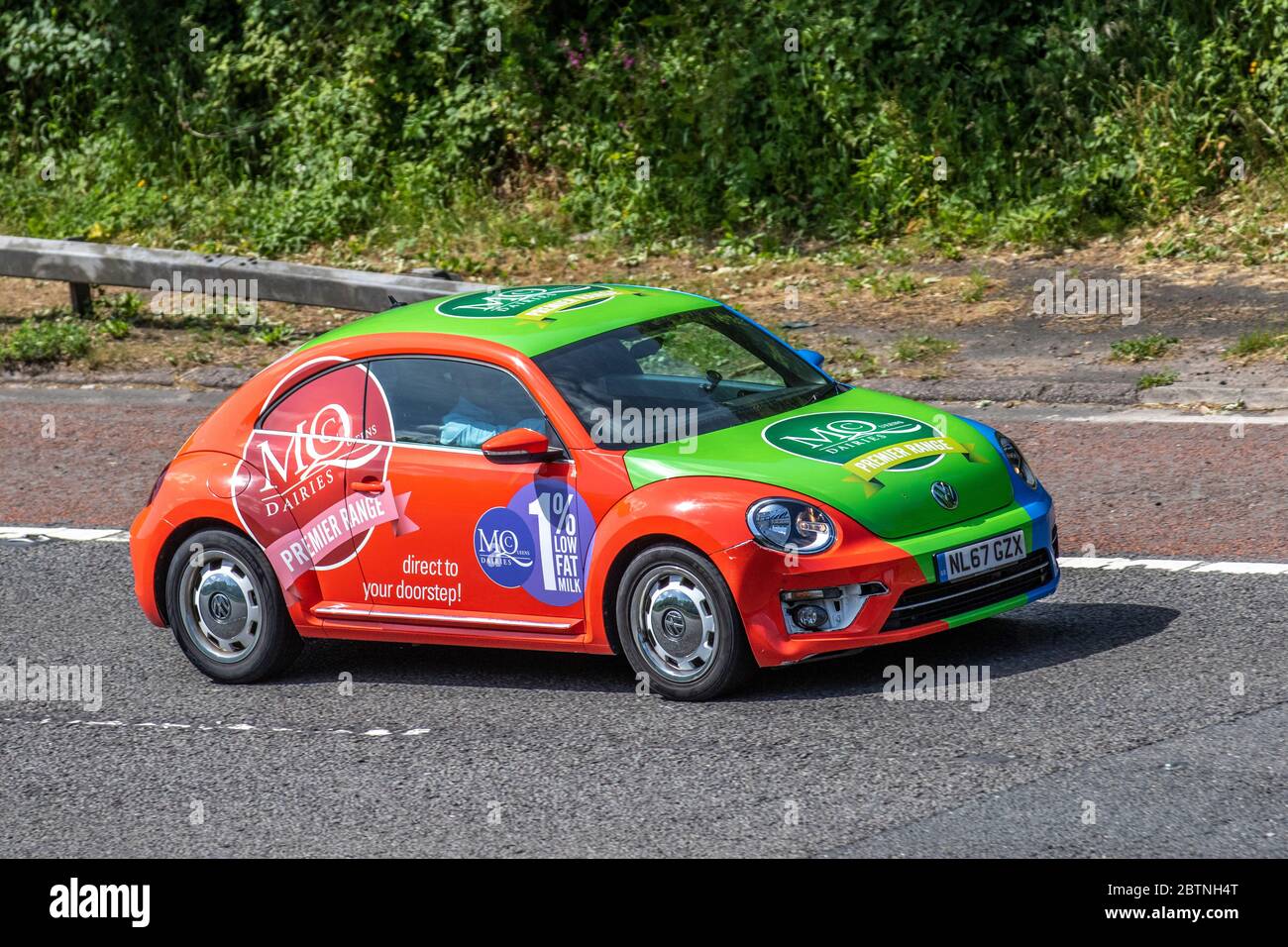 McQueens Dairies Milk Delivery in customised unique customised VW