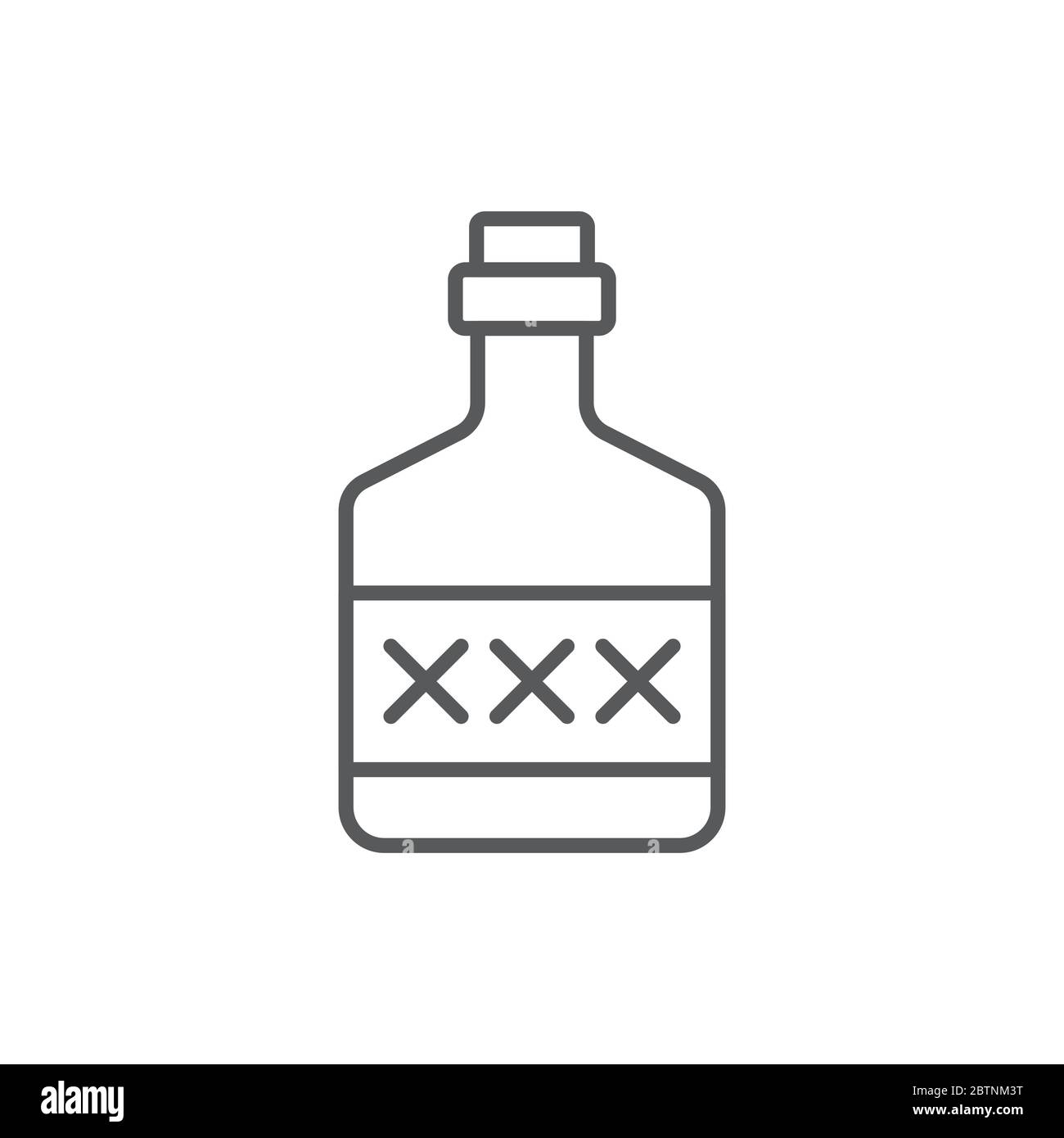 Poison bottle vector icon symbol isolated on white background Stock Vector  Image & Art - Alamy