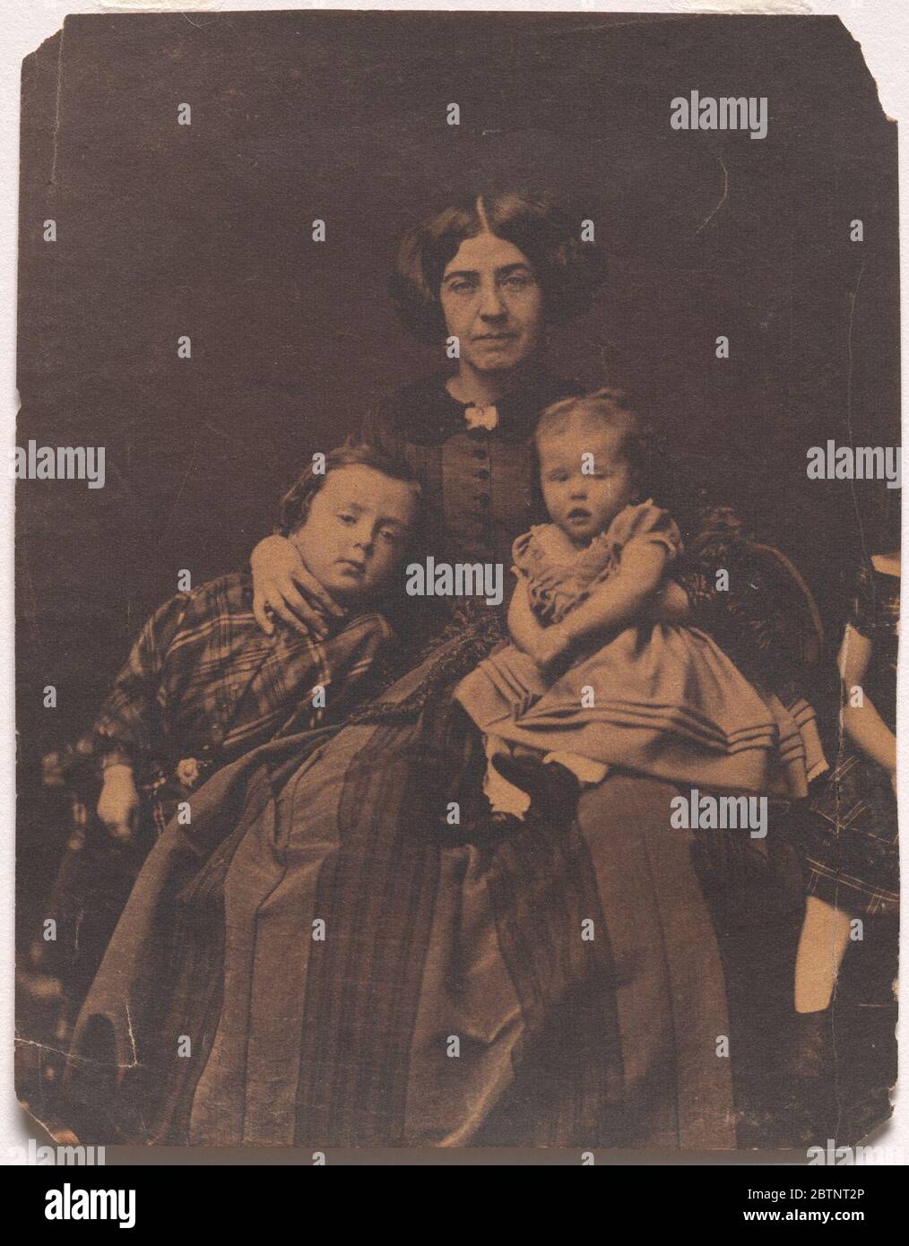 Meade Family Children Stock Photo Alamy